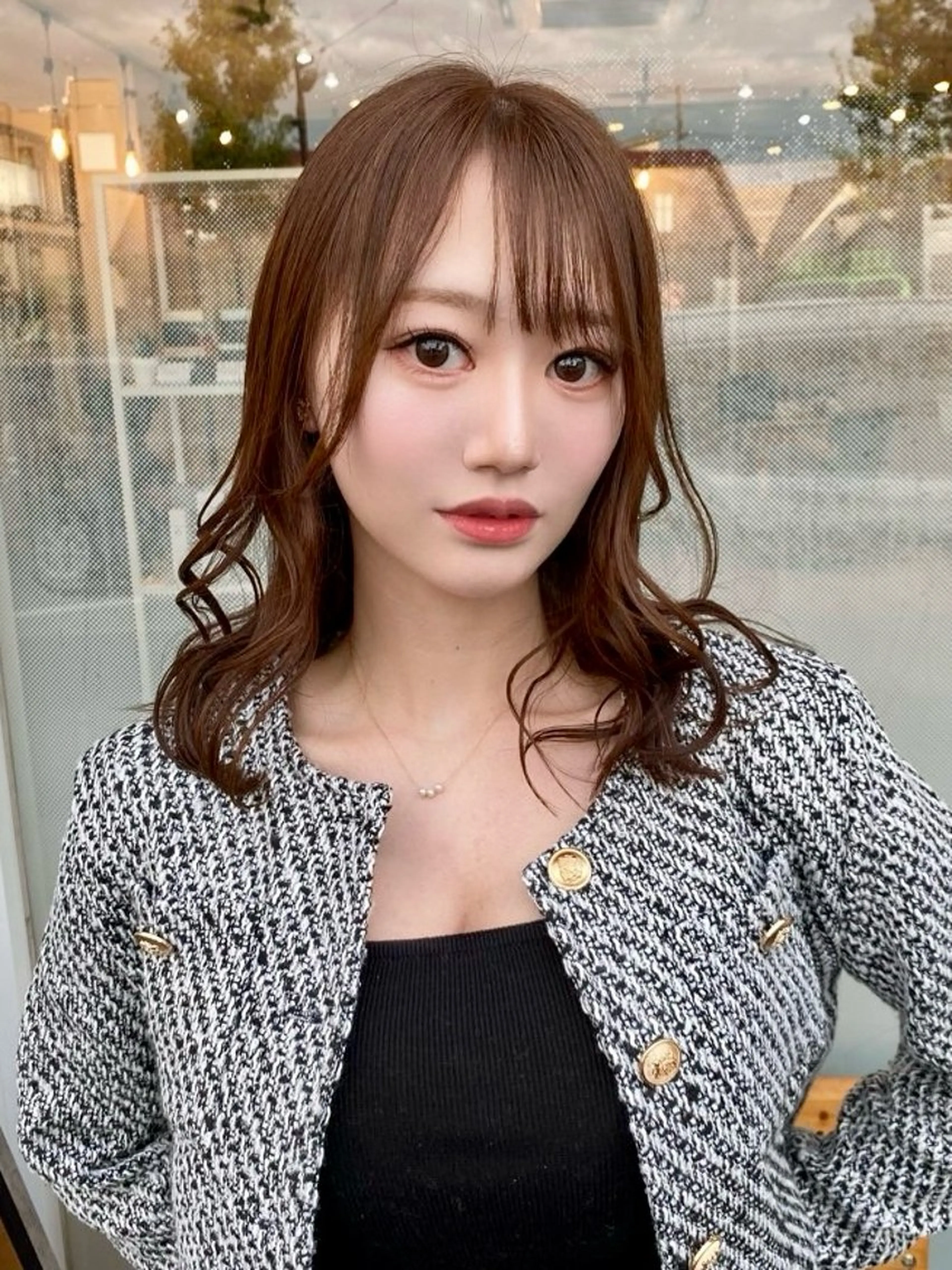 セミロング カット ヘアカラー トリートメント 🍭透明感カラー 志賀拓海🍬🌈のヘアスタイル