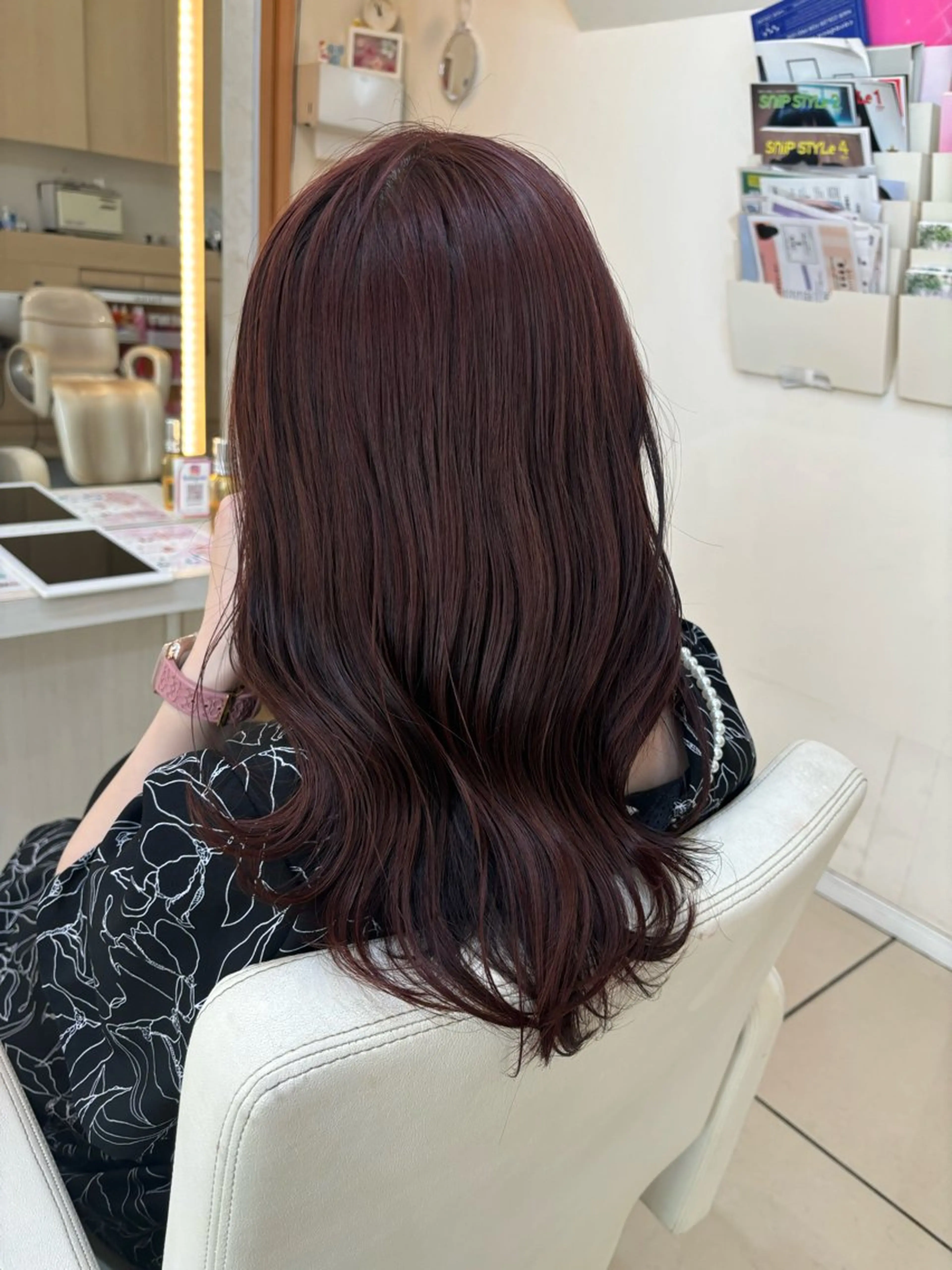 ワンカラー+Aujua トリートメント🍒の写真