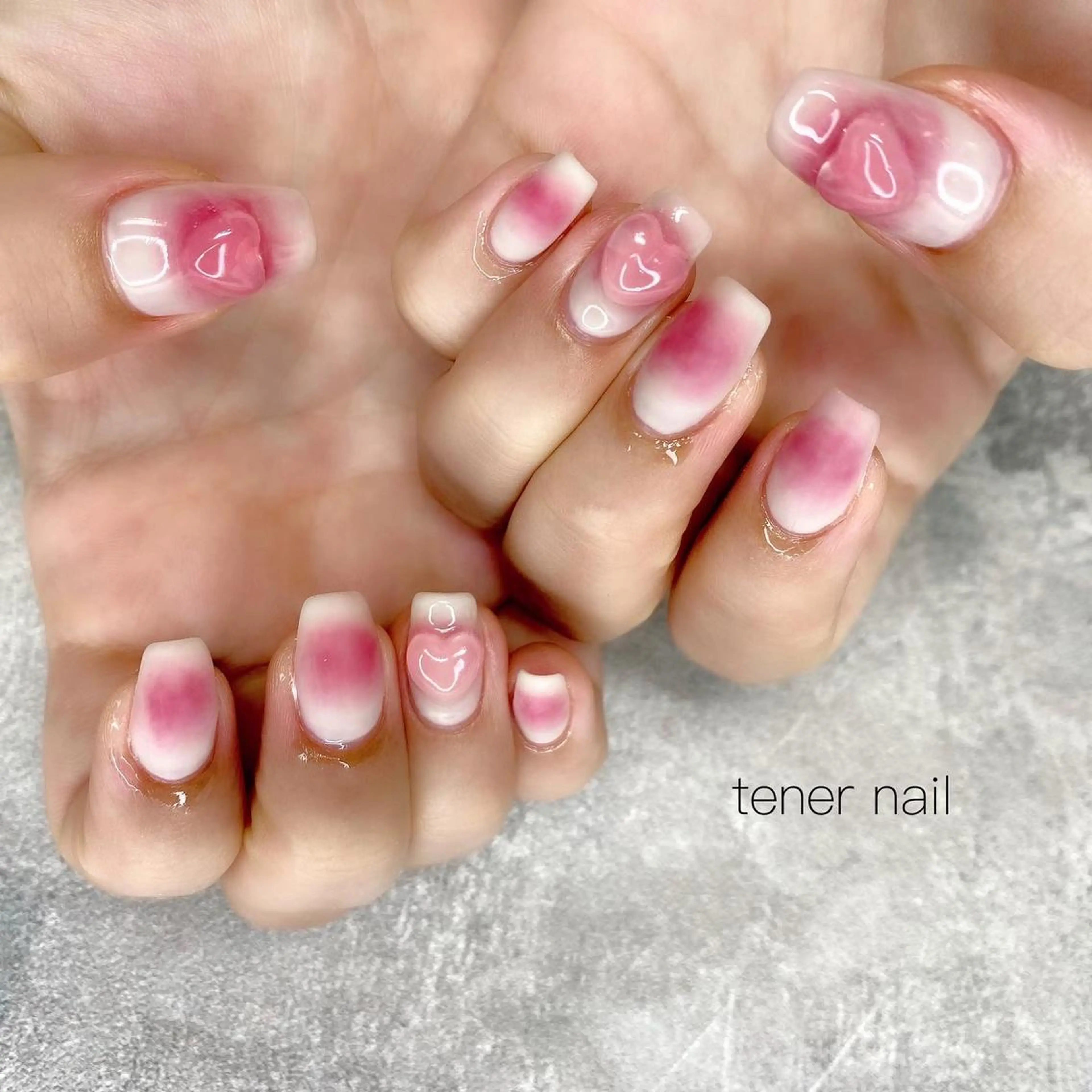 ネイル チークネイル マットネイル テネルネイル tener nailのネイルデザイン