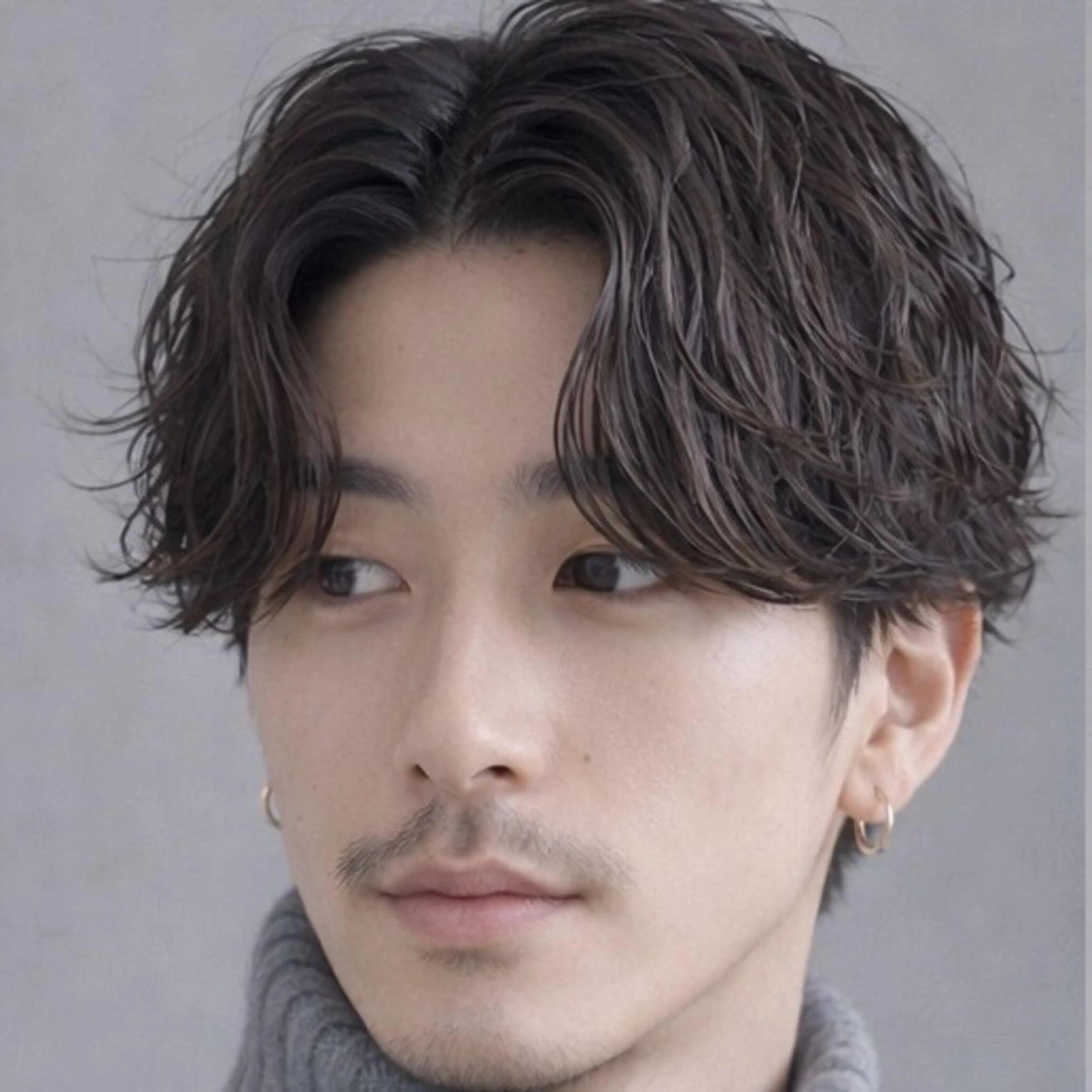 パーマ メンズ カット メンズ清潔感のプロ 💈メンズパーマ藤田のヘアスタイル