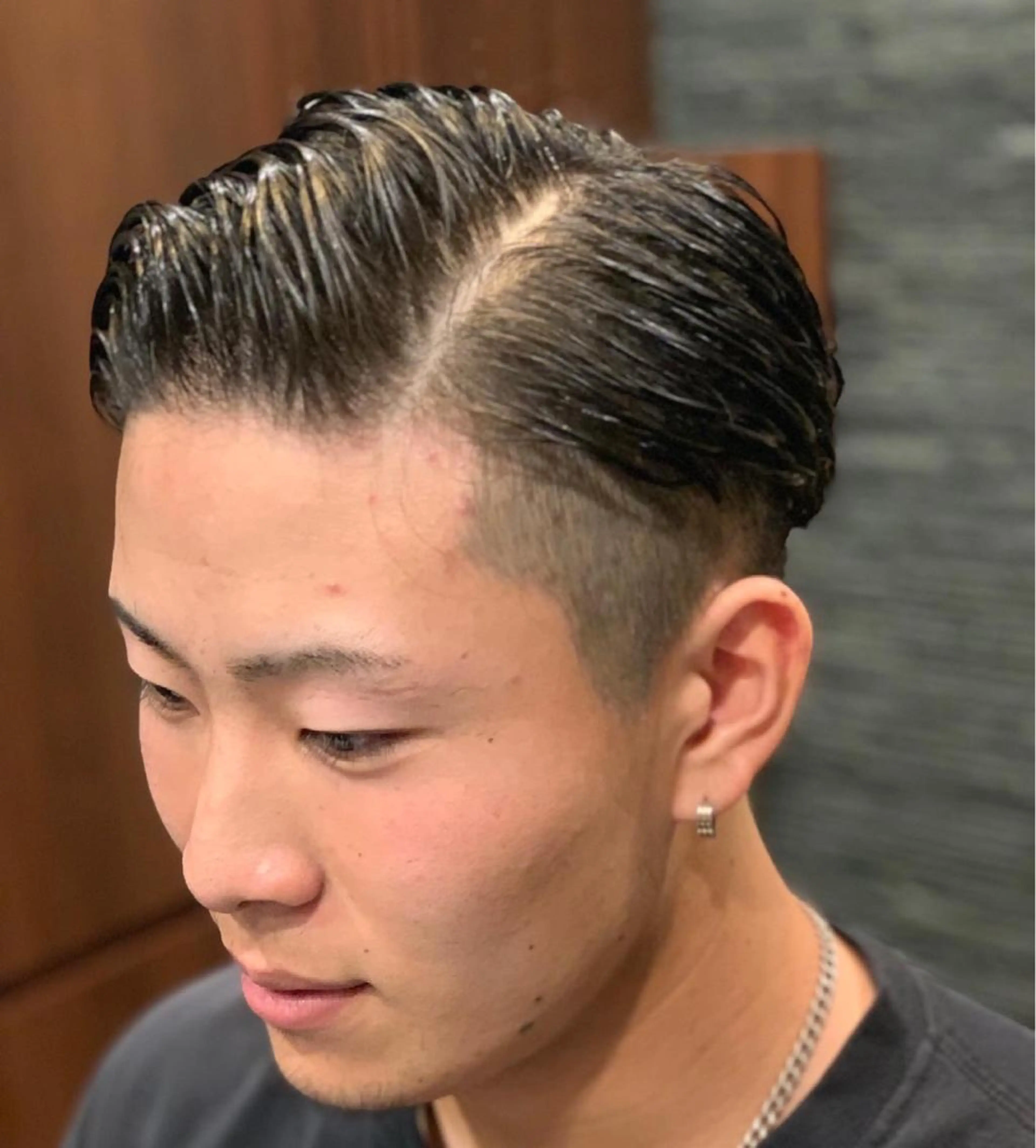 ショート カラー パーマ メンズ 圓子 快のヘアスタイル