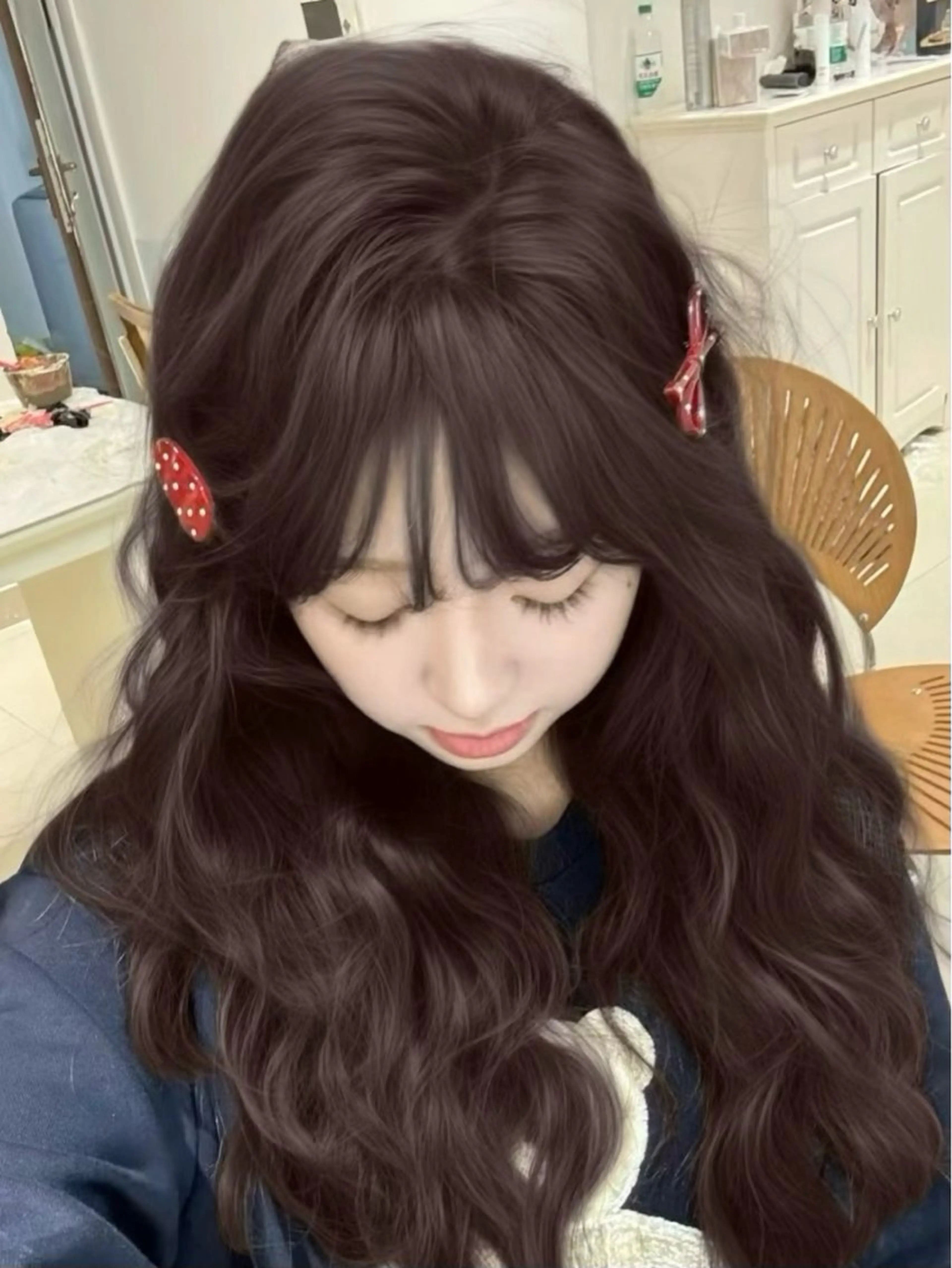 ロング カラー 🖤ハイトーン× レイヤー🖤SARAのヘアスタイル