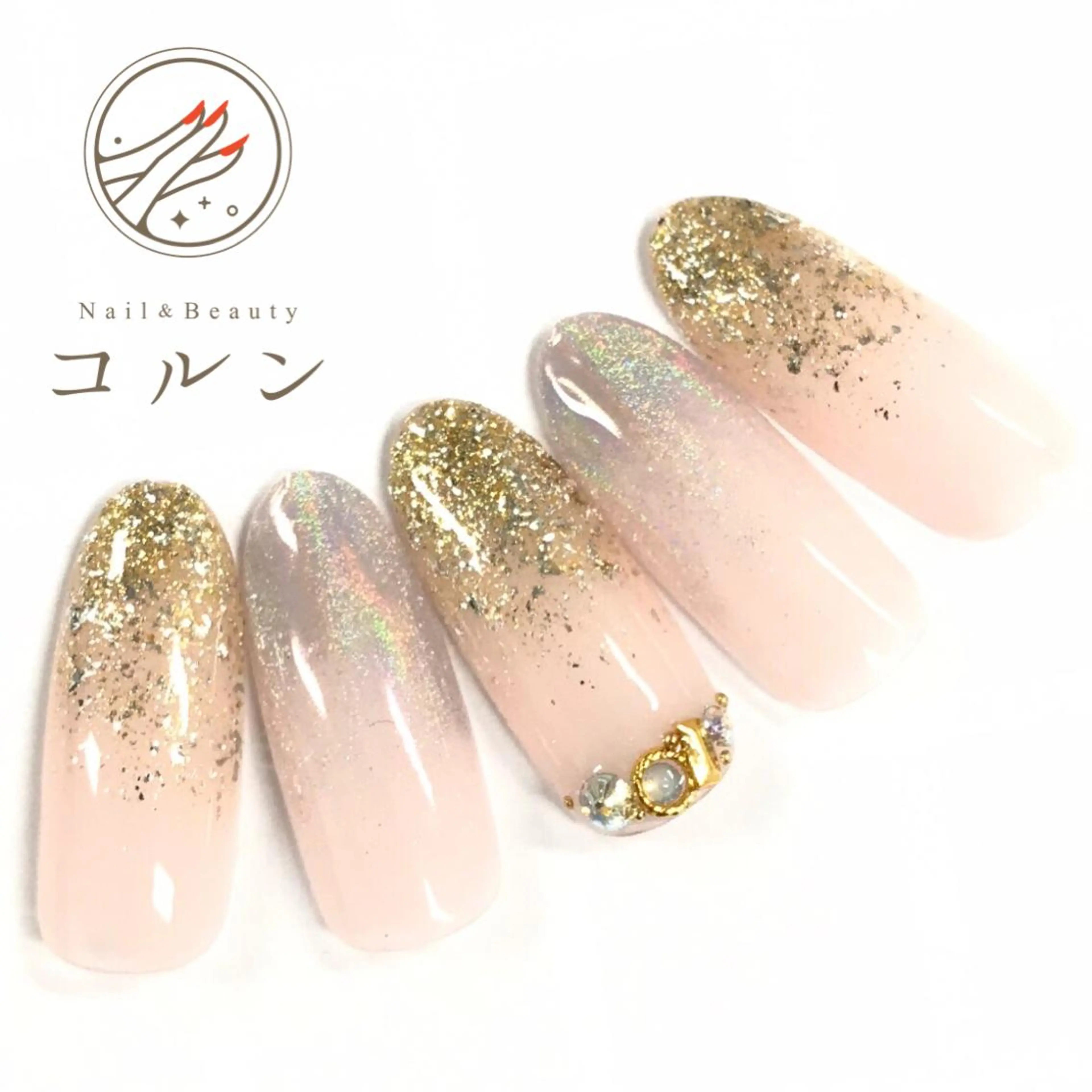 上品ナチュラルデザインコース☆　7,300円　ハンドorフットの写真