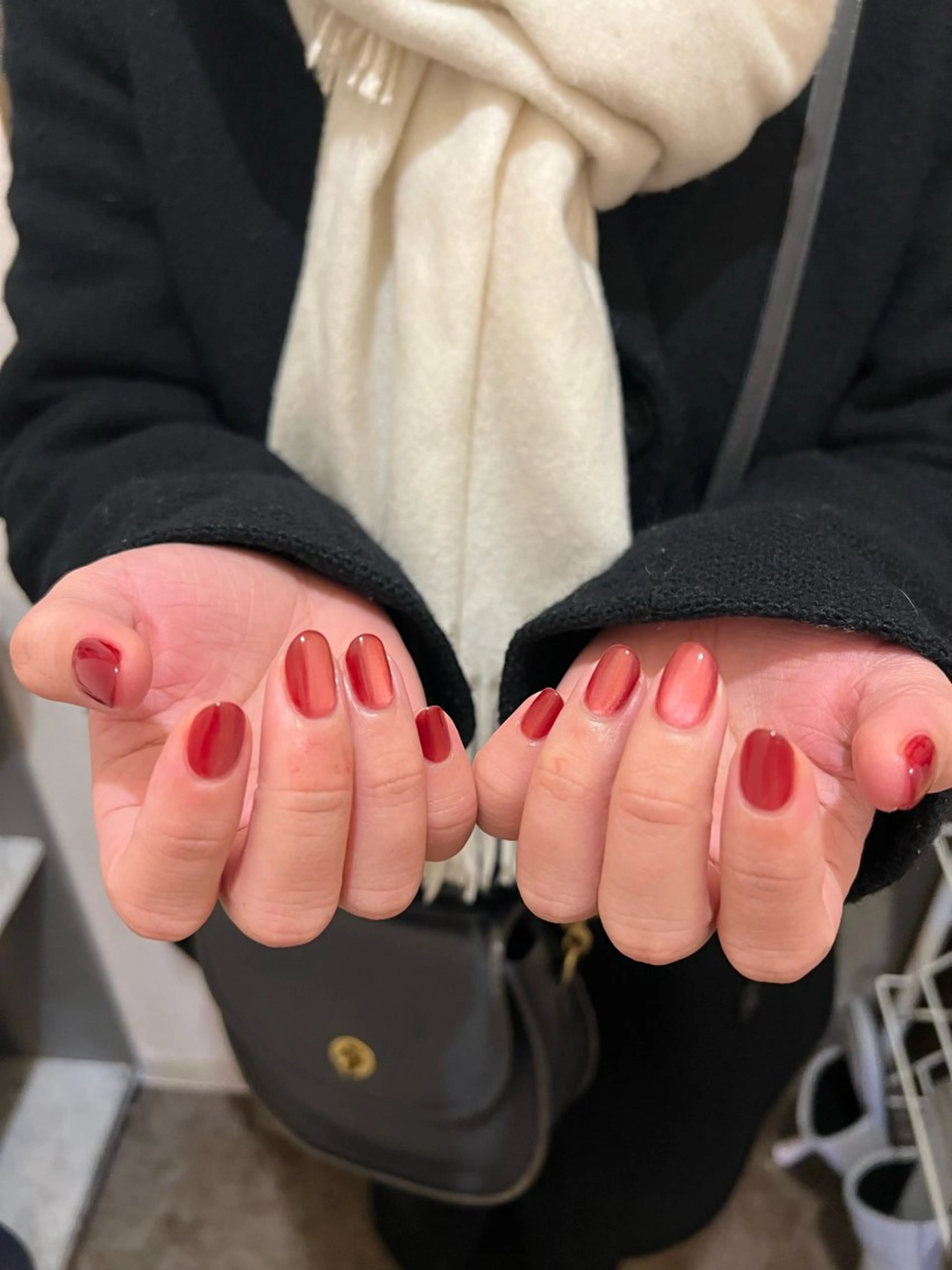 ネイル 赤色 urun eriのネイルデザイン