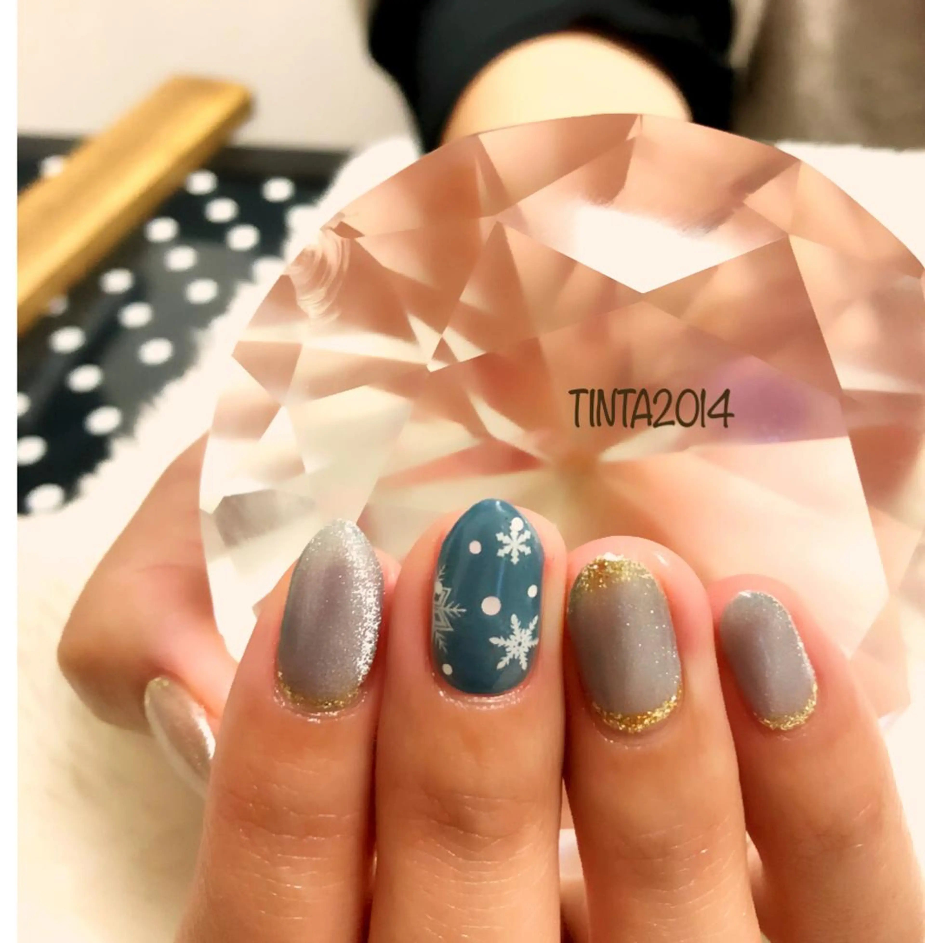 ネイル 冬ネイル 馬場 典子のネイルデザイン