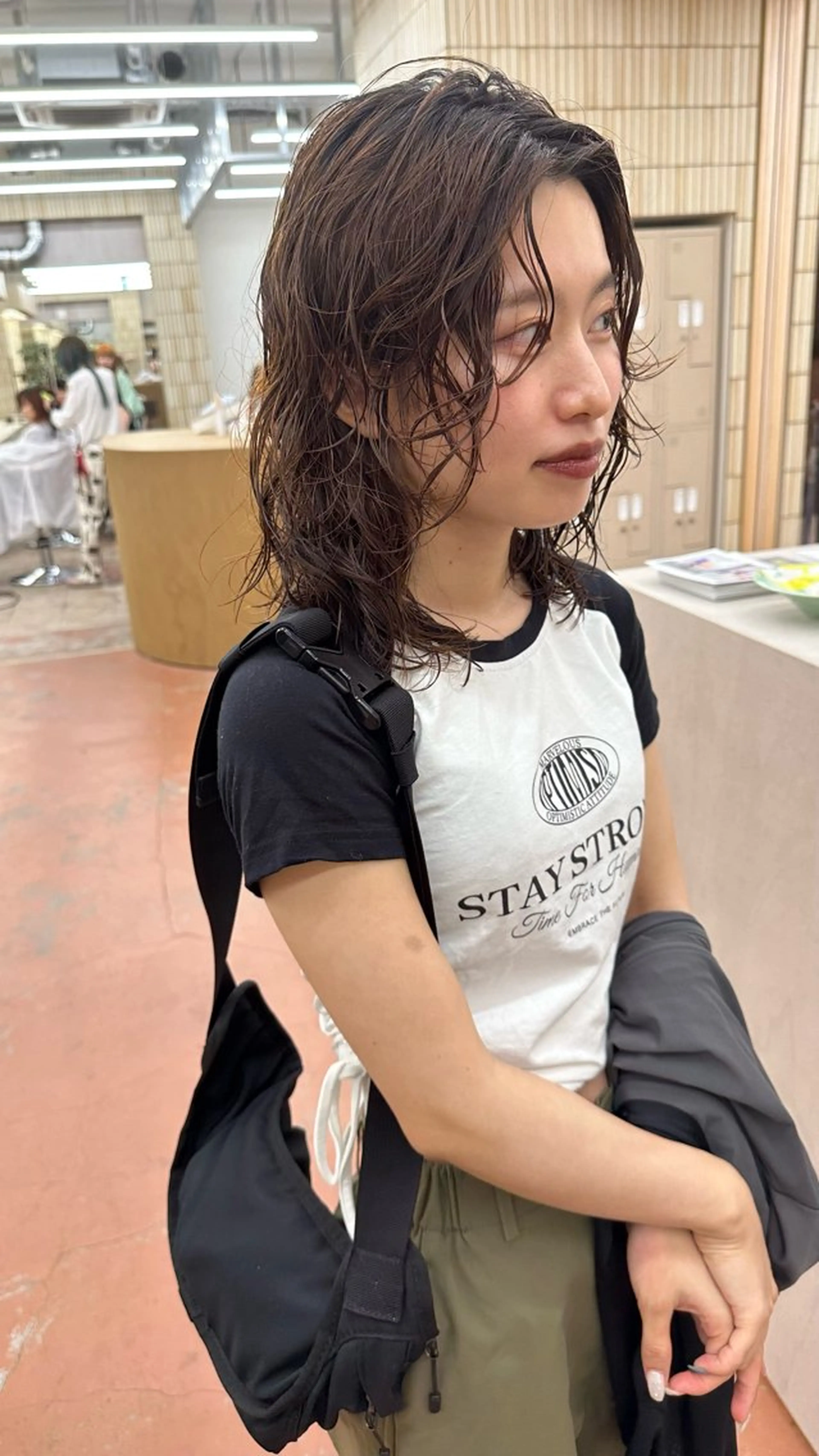 ショート パーマ レイヤーカット カット パーマ トリートメント 早川 哲矢のヘアスタイル