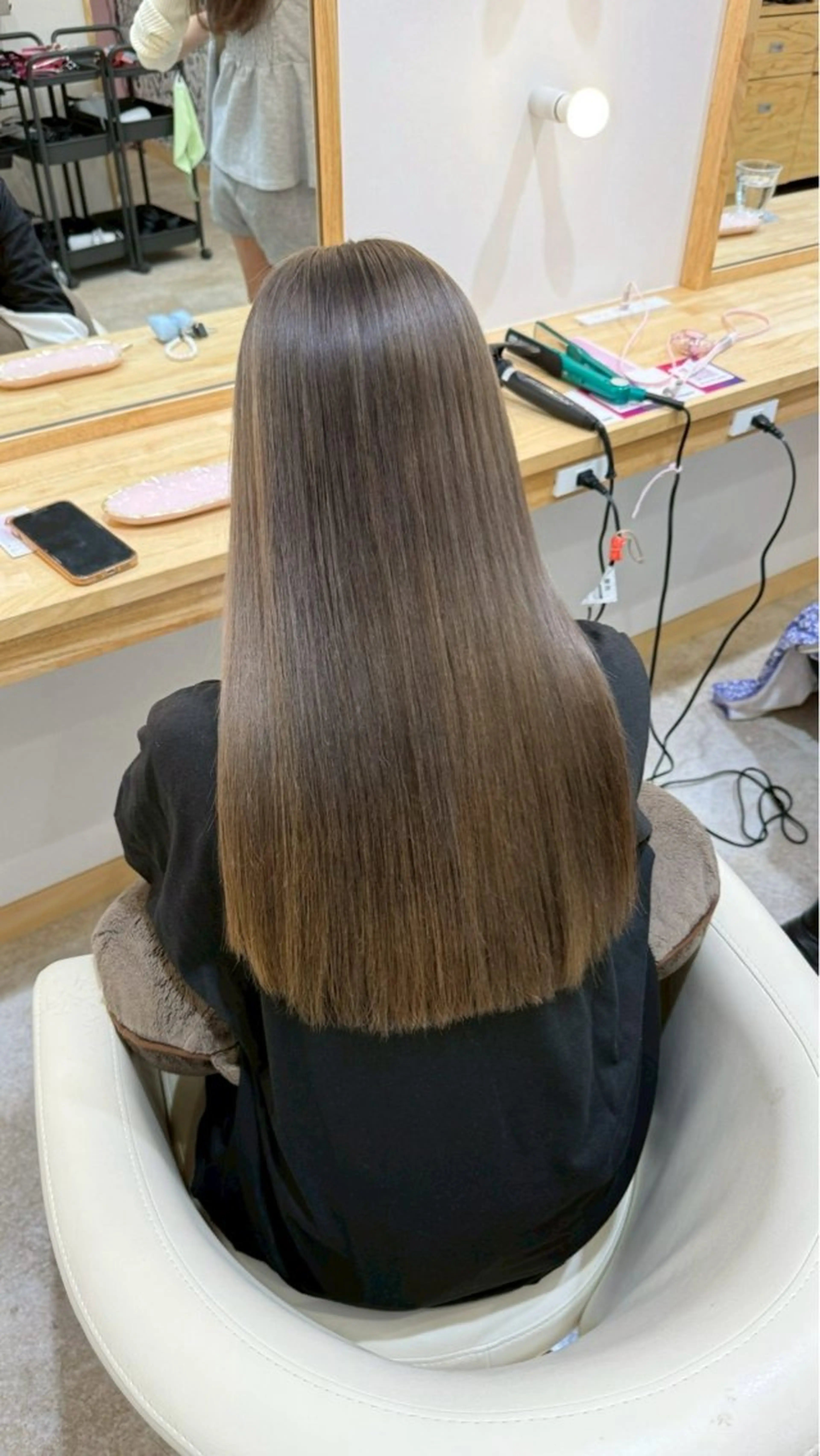 ロング ヘアカラー ブリーチなし艶カラー /いくののヘアスタイル