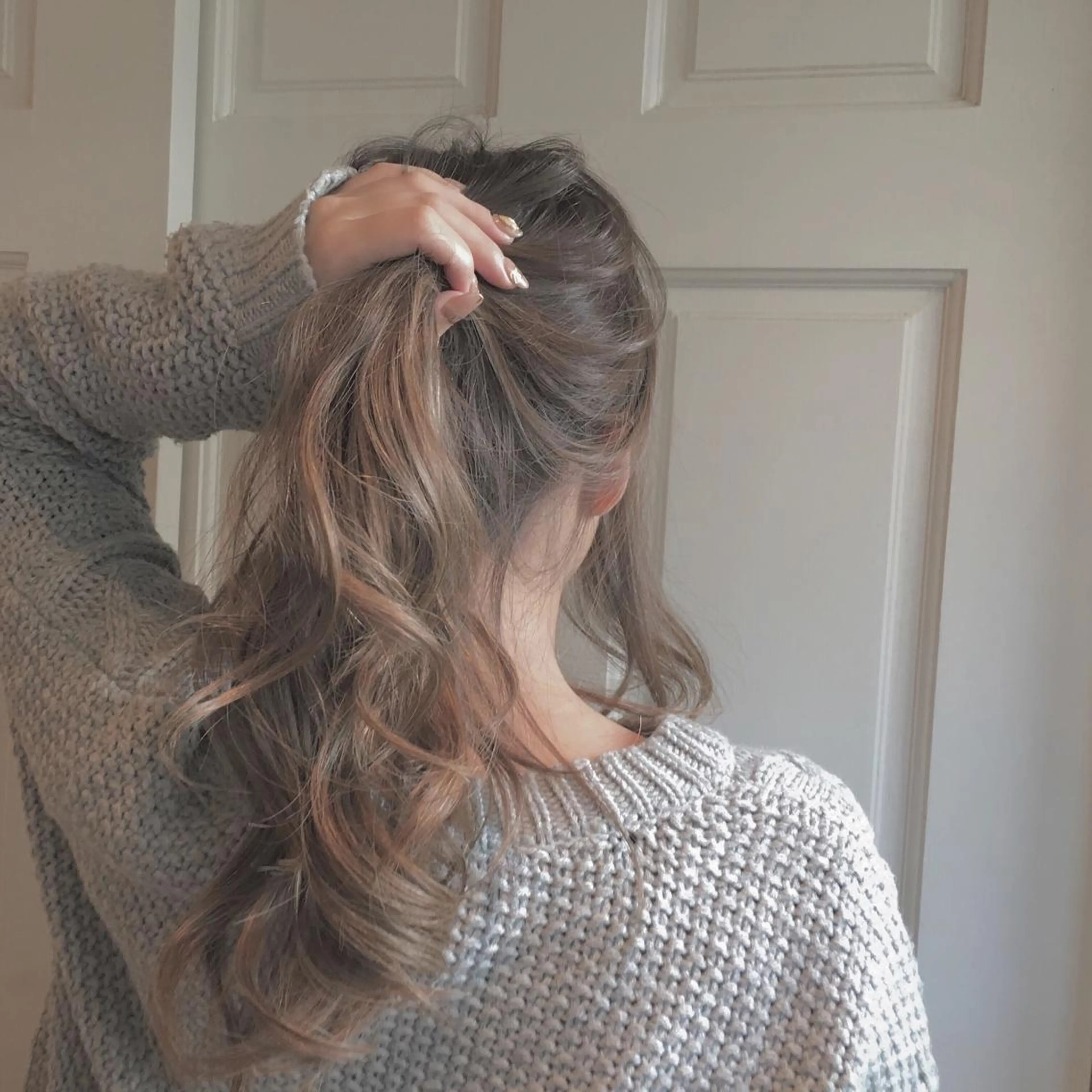 セミロング カット ヘアカラー トリートメント 🌸ハイトーン 新田 廉 🌸のヘアスタイル