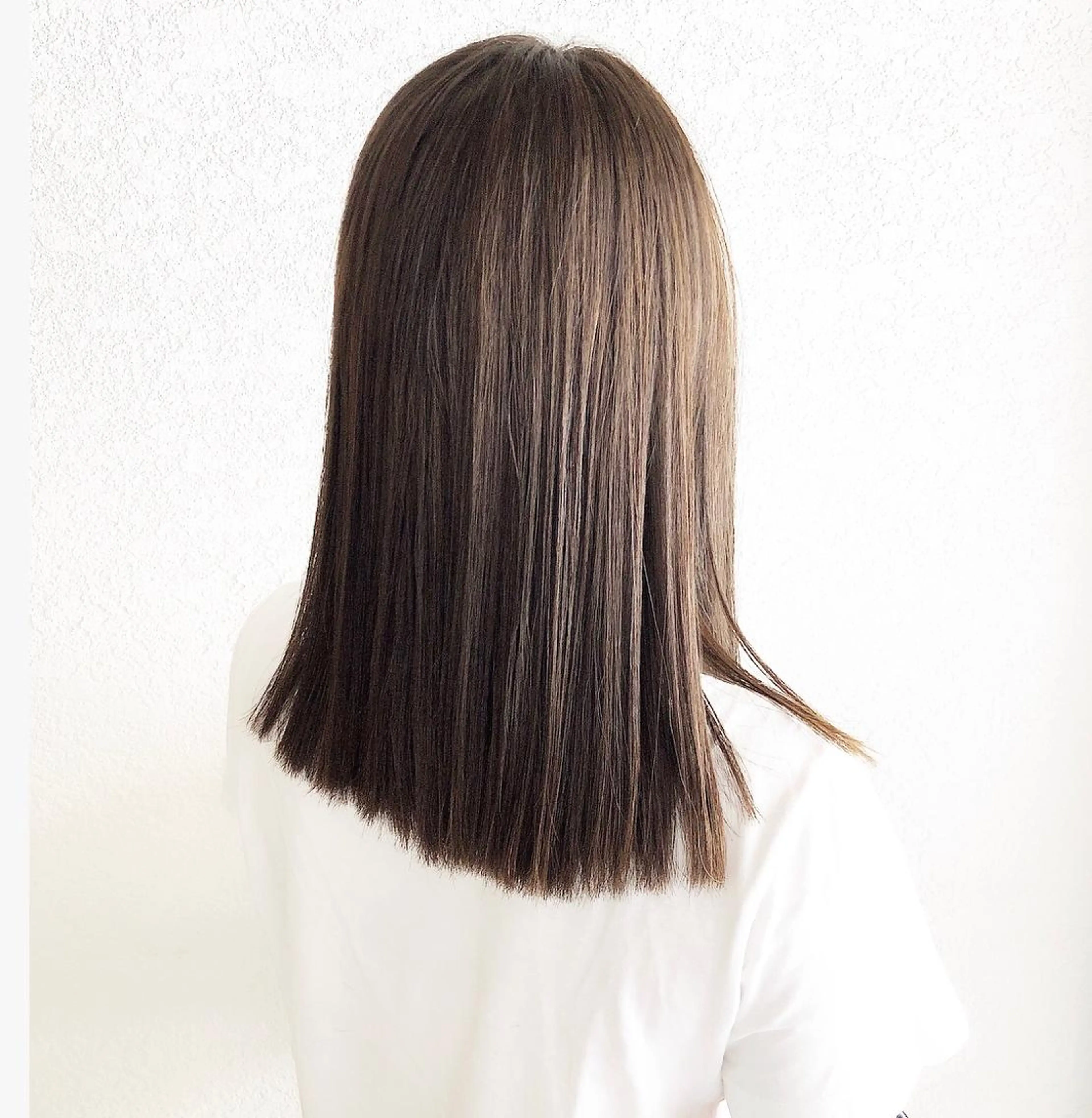 ミディアム アッシュ 髪質改善 トリートメント AIR HEALのヘアスタイル