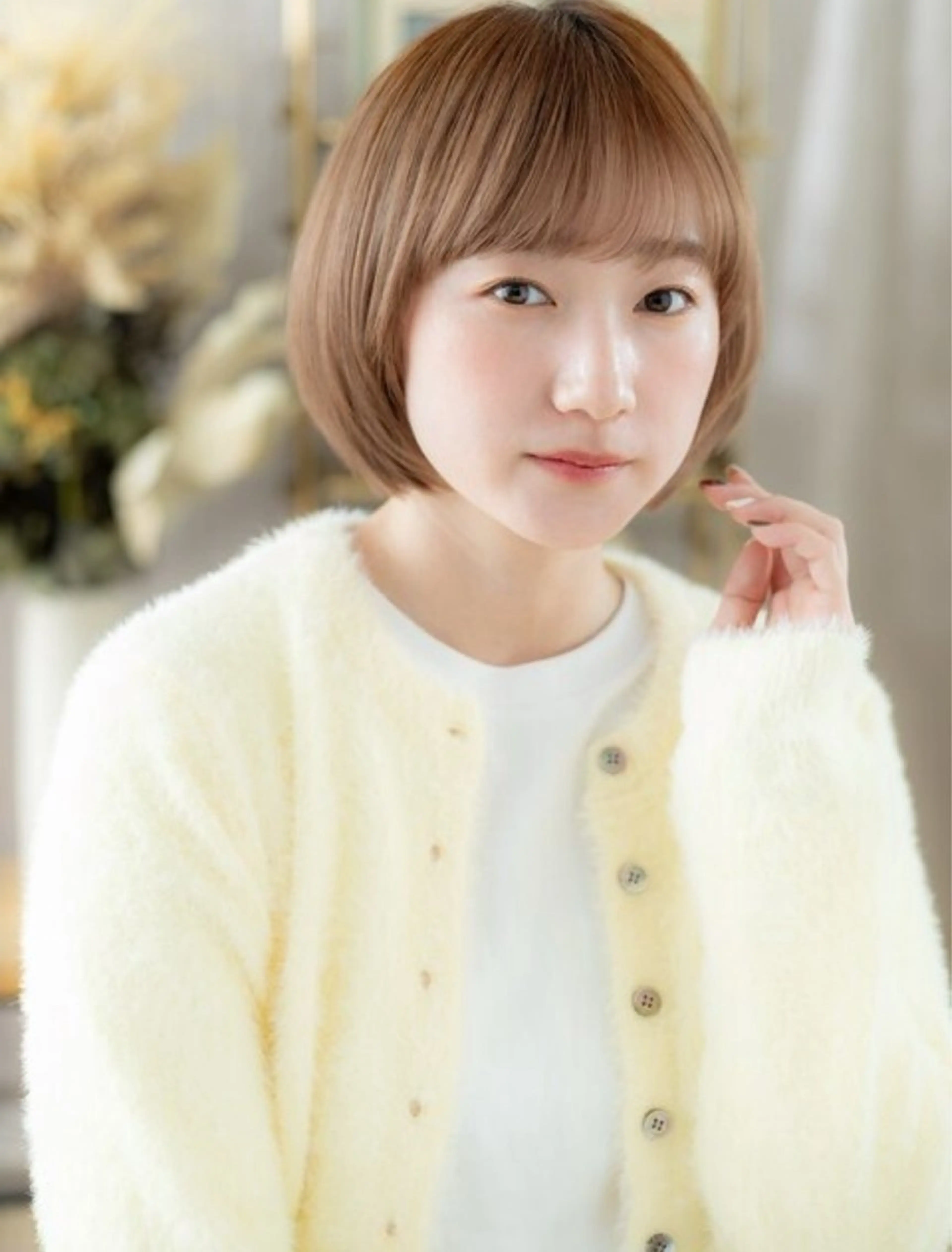 ショート カラー 前下がりボブ 黒髪 透明感カラー ボブ 小顔カット 💧艶髪ストレート ✨ロング／府川直樹のヘアスタイル