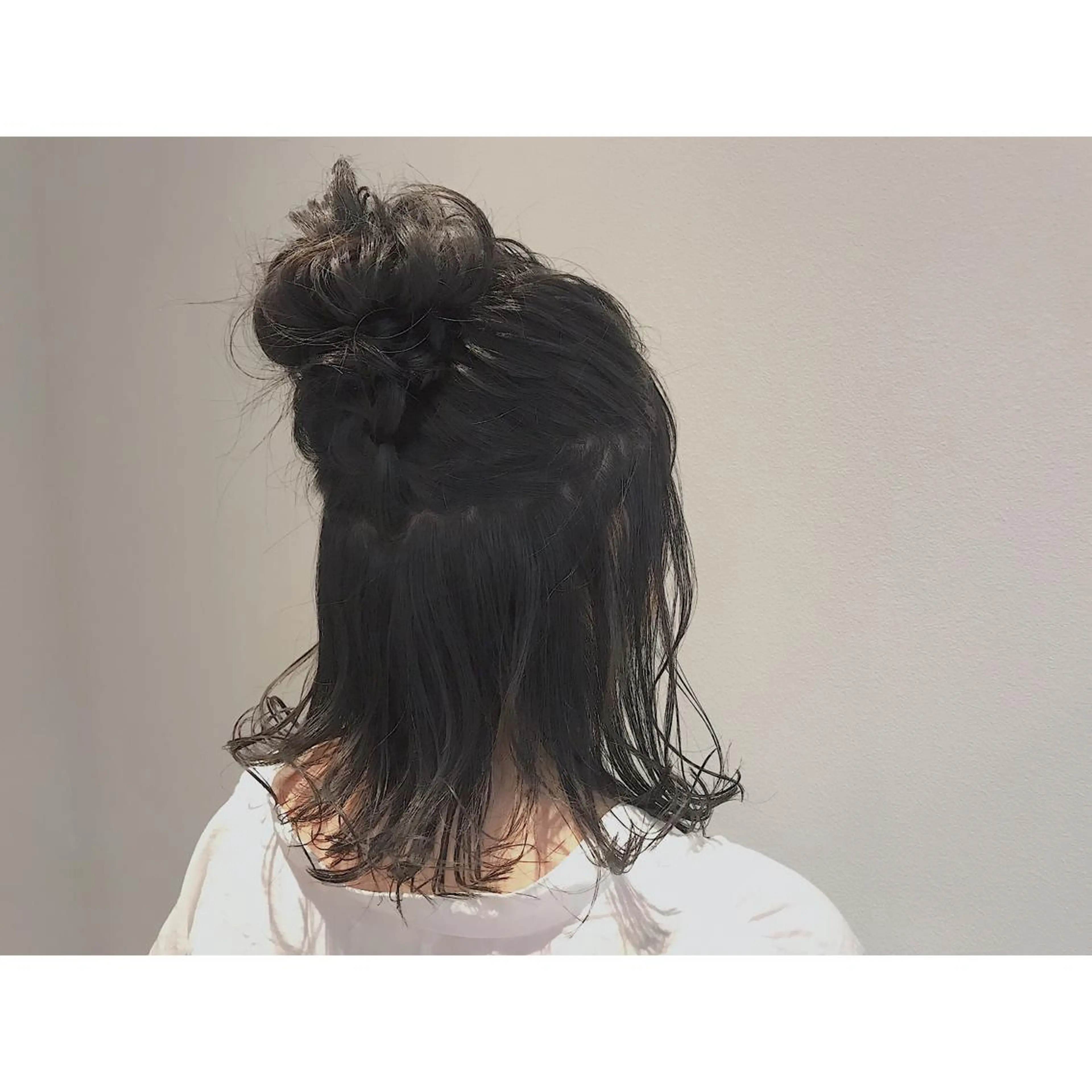 ミディアム カラー ヘアアレンジ なかにし まゆみのヘアスタイル