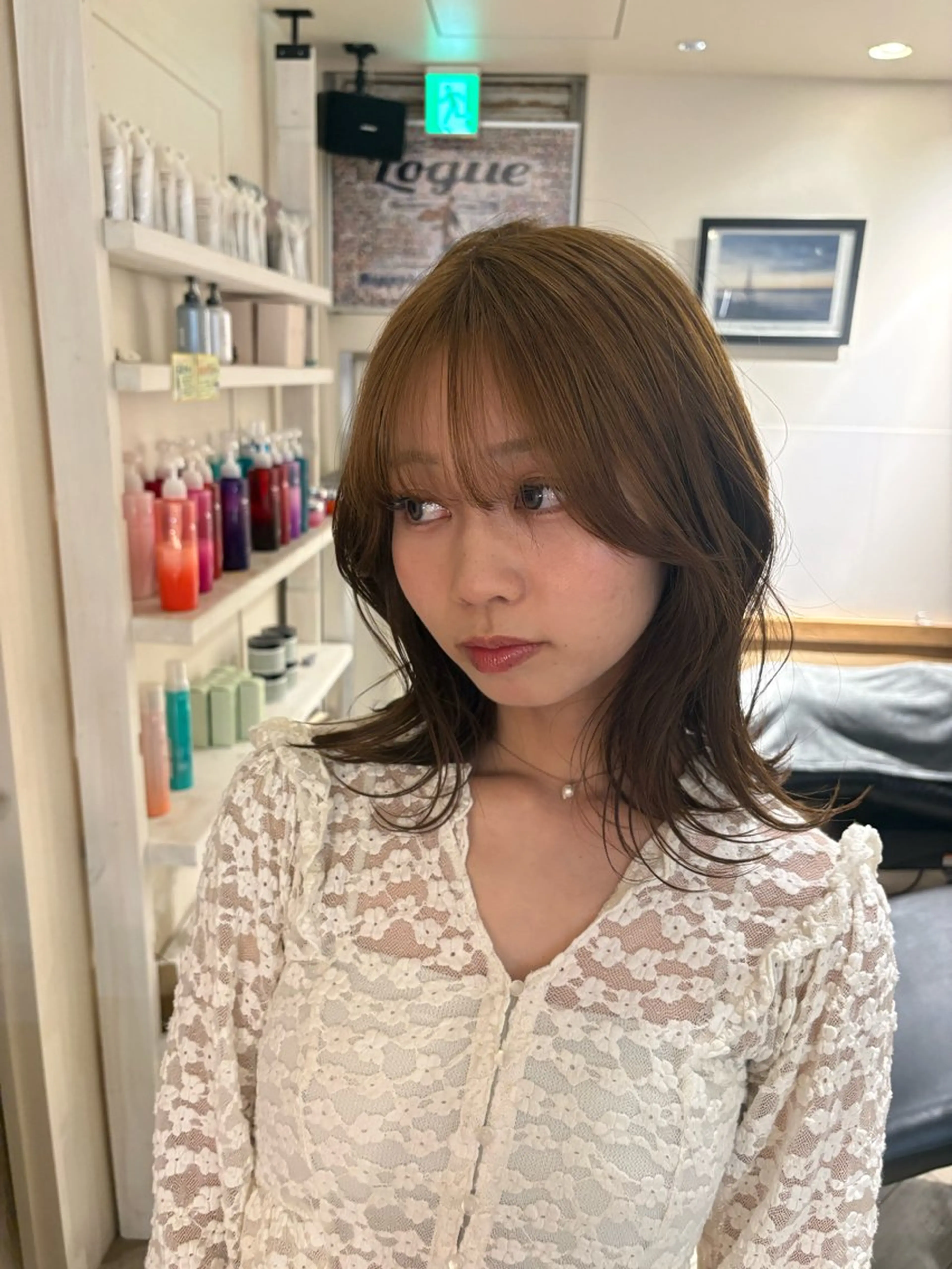 ミディアム ヘアカラー 透明感カラー 🧚‍♂️さえのヘアスタイル