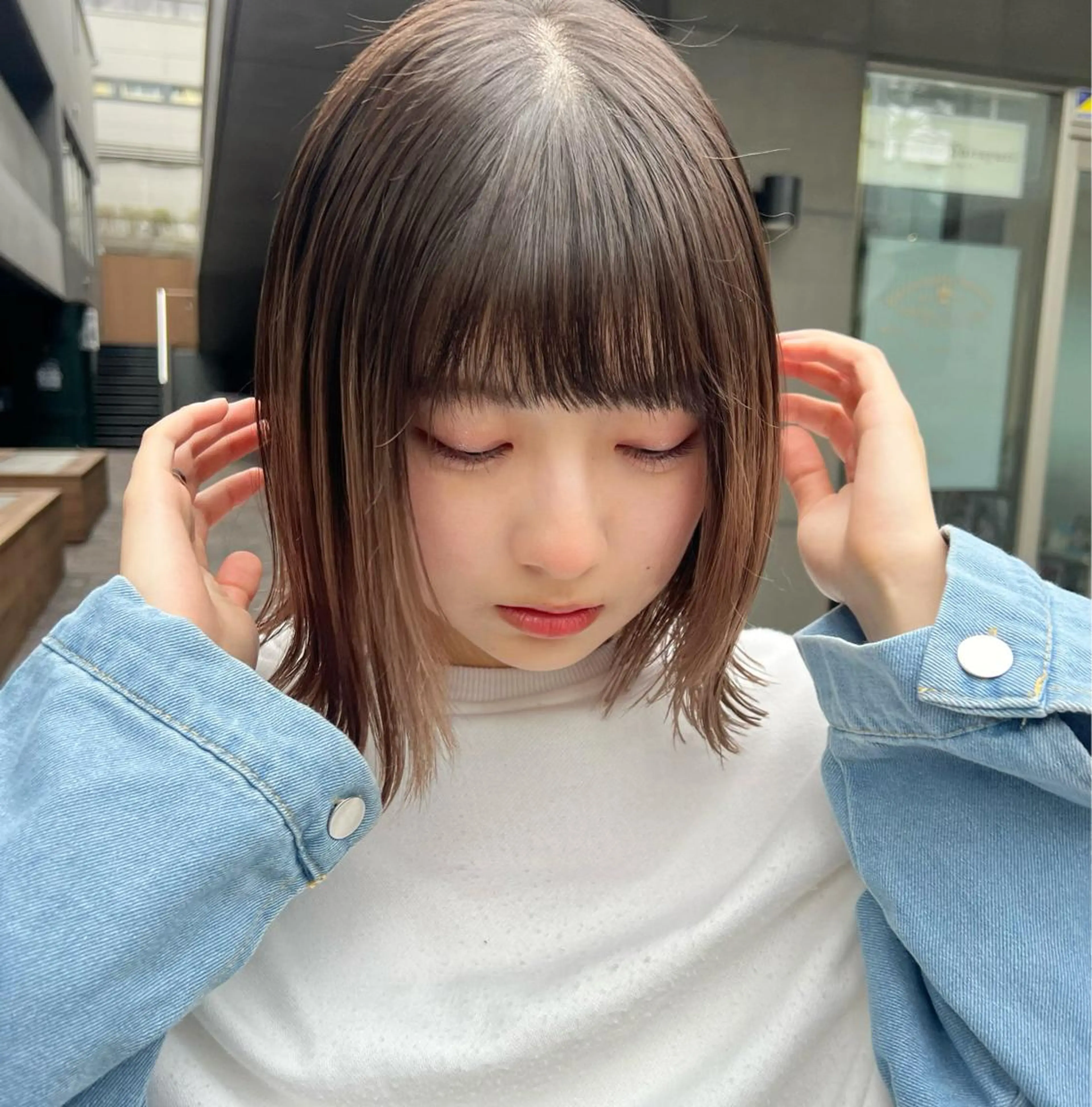 ショート 🎧パーソナルケア/ 透明感カラー/ミユのヘアスタイル