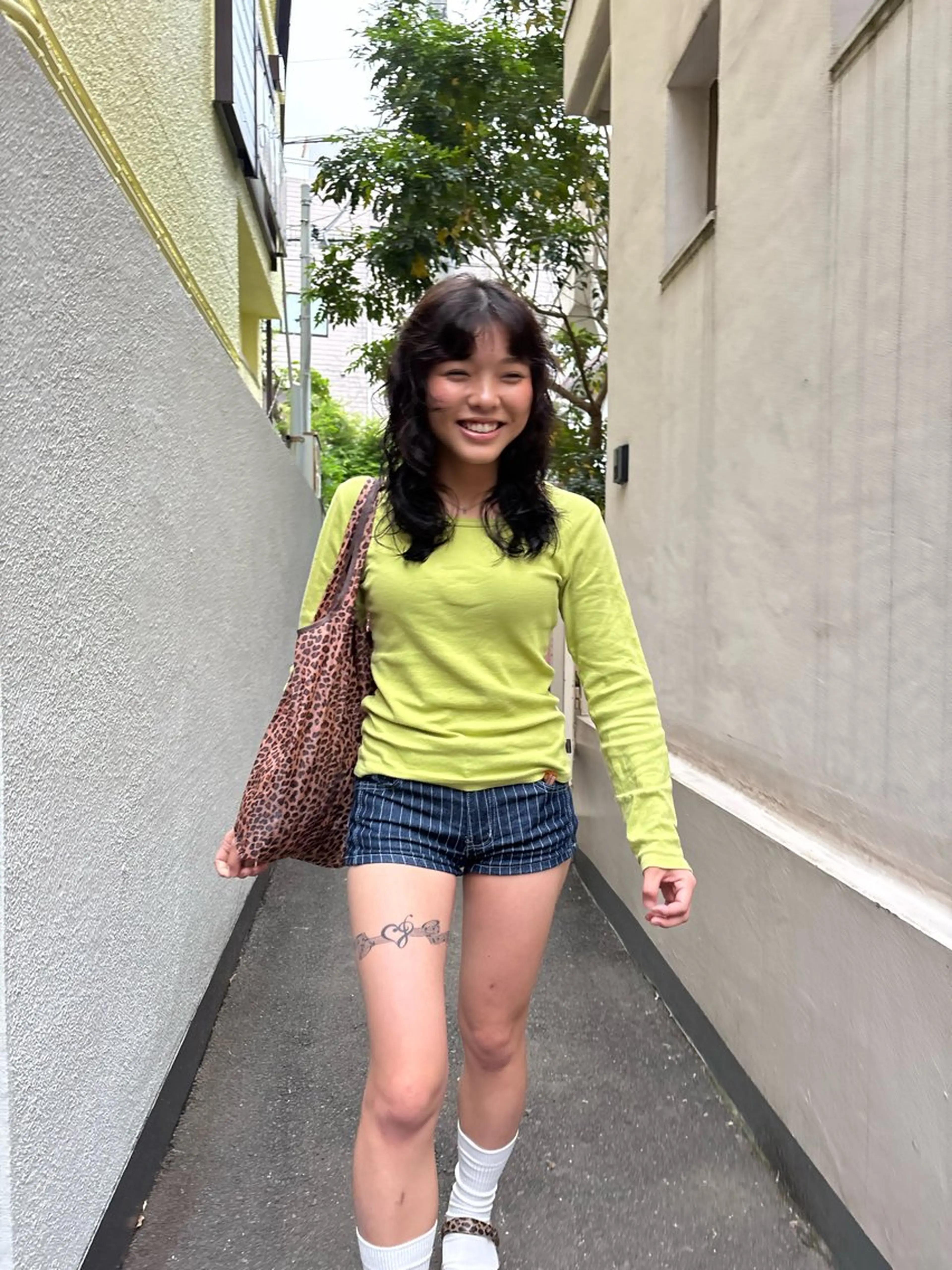 セミロング セミロングパーマ カット パーマ 田中 隼斗のヘアスタイル