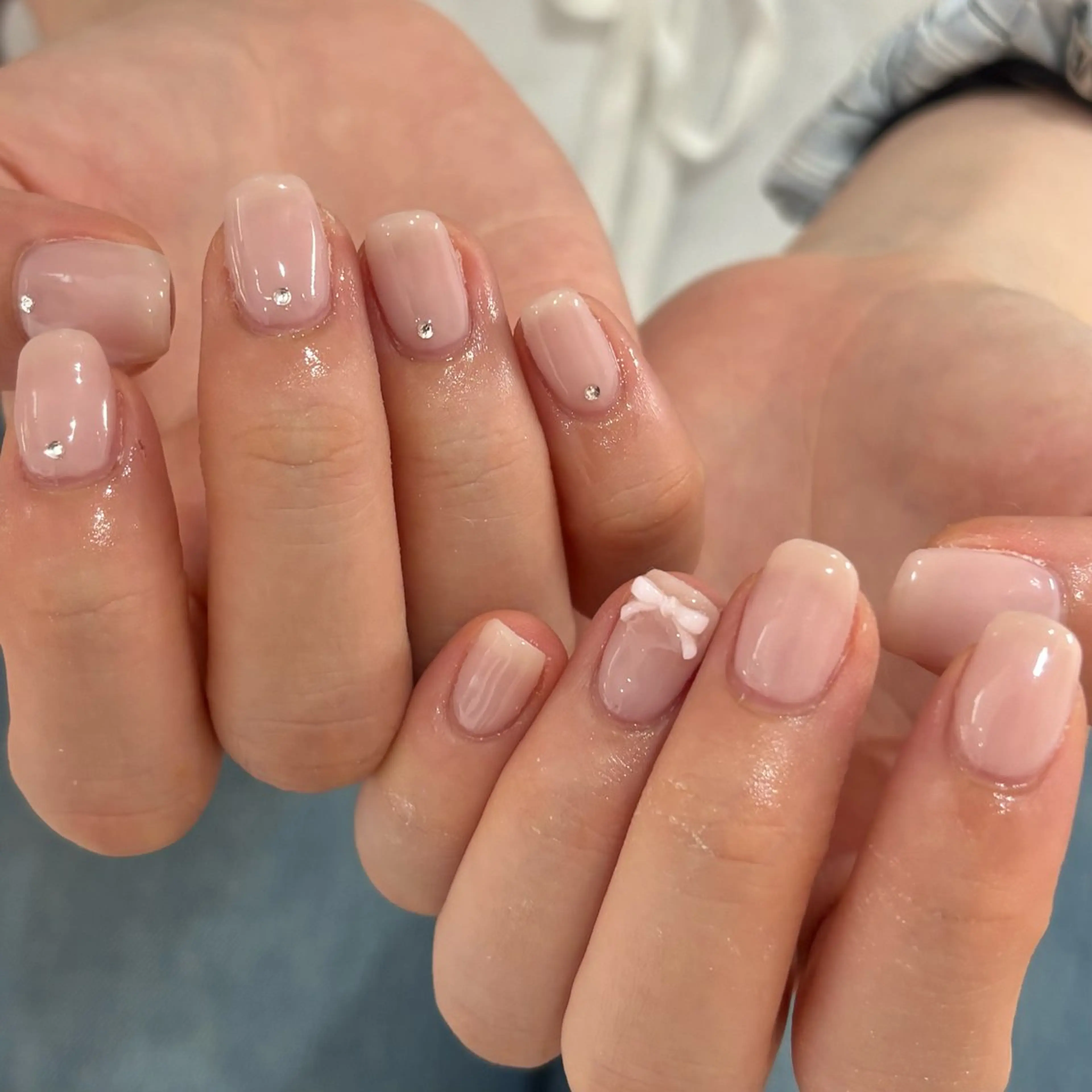 ネイル ワンカラーネイル シンプルネイル ハンドネイル CLALA Tokihoのネイルデザイン