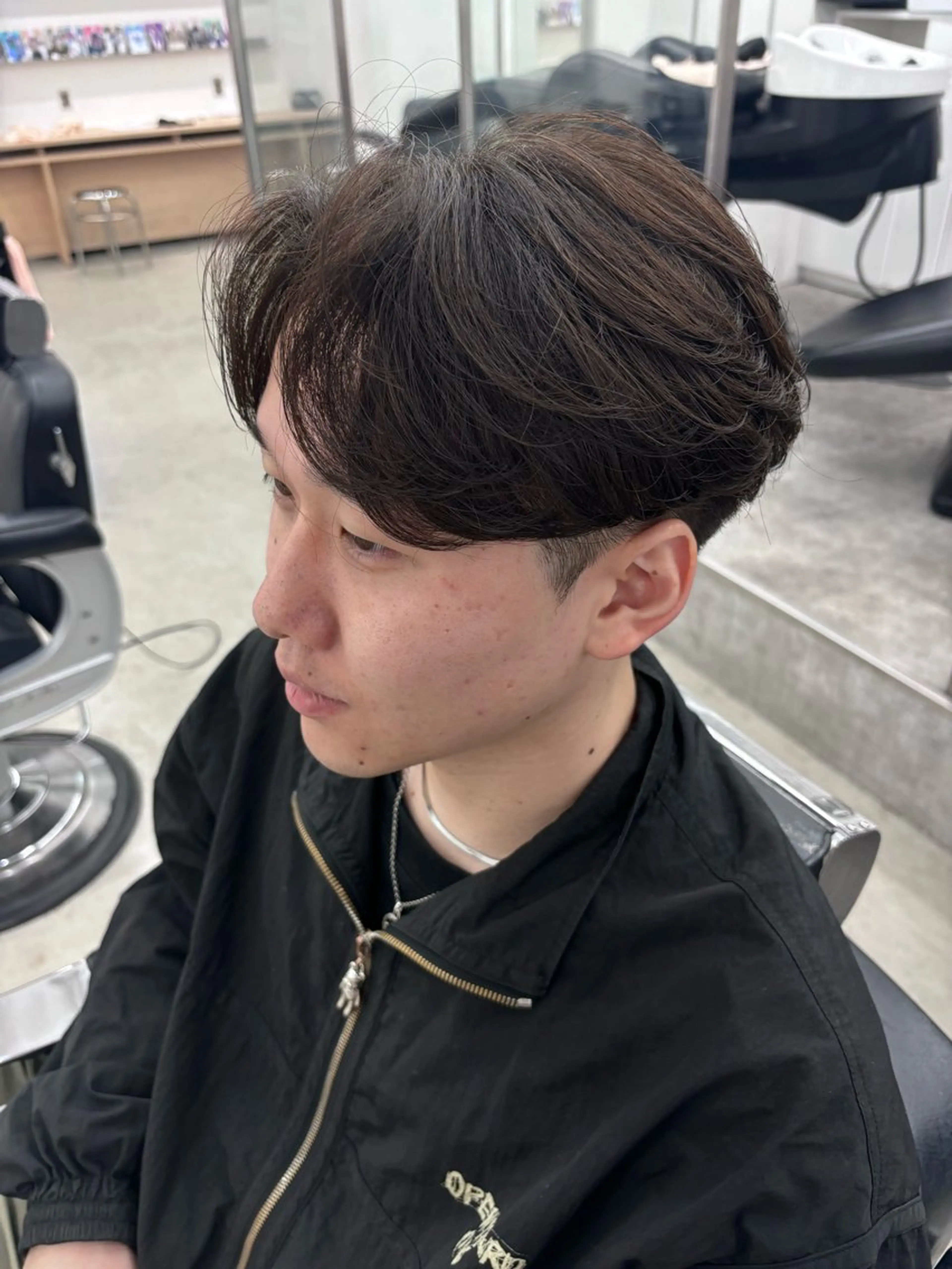 パーマ メンズ カット 縮毛矯正 土岐 仁/メンズ専門 パーマ特化美容師🔥のヘアスタイル