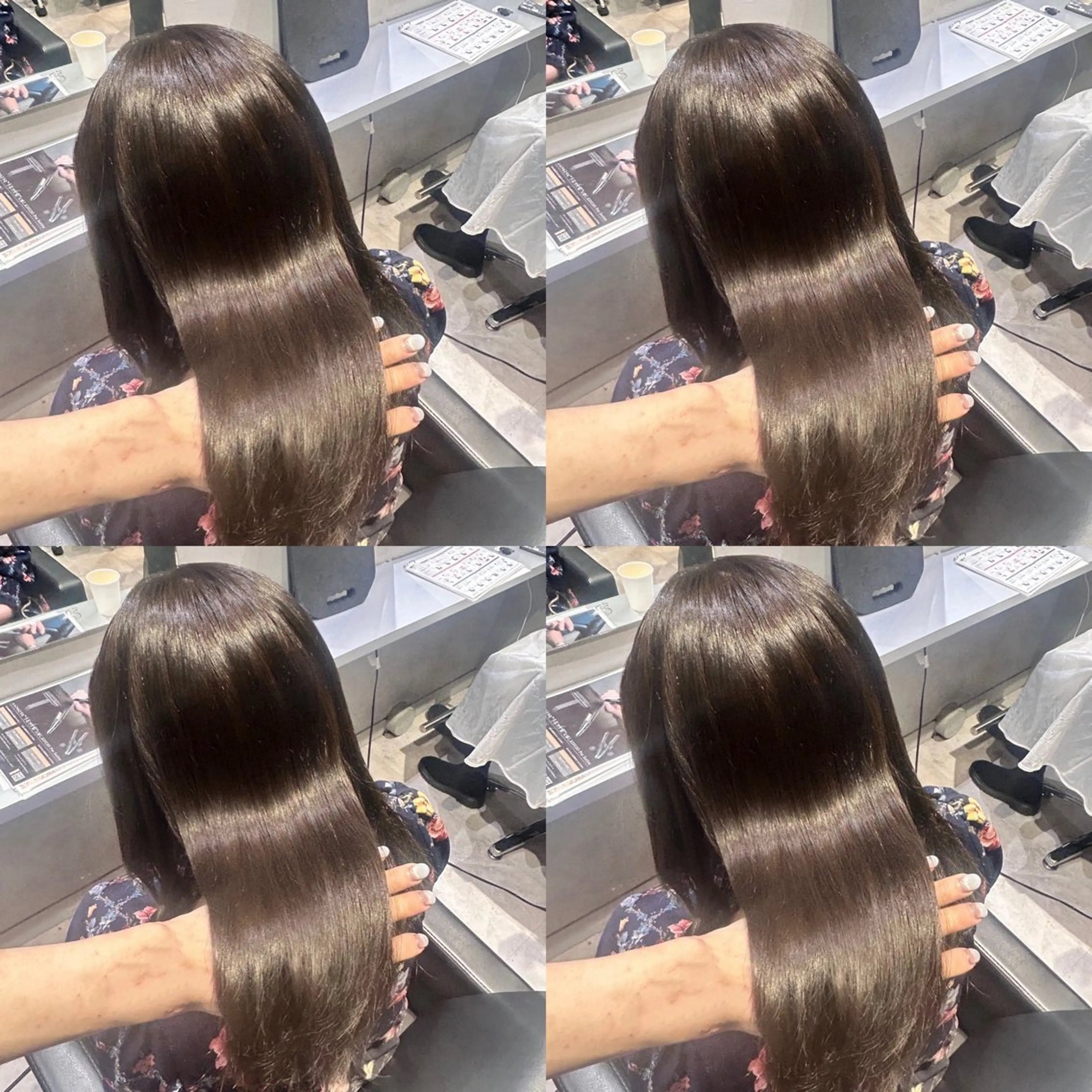 ロング カラー ヘアカラー トリートメント 艶髪×透明感カラー 海夏のヘアスタイル