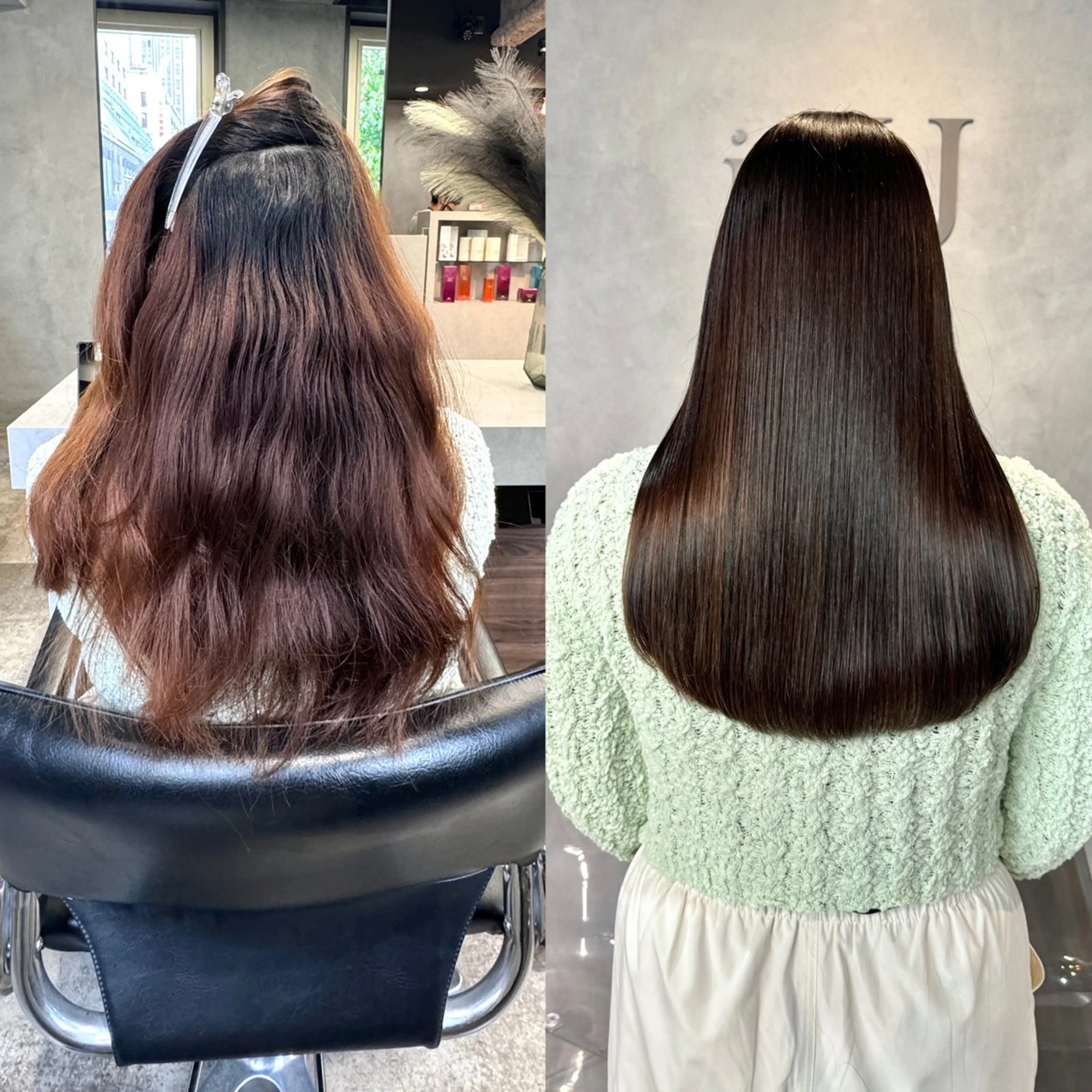 ロング カット ヘアカラー 縮毛矯正 トリートメント 髪質改善/艶髪 MINAMIのヘアスタイル