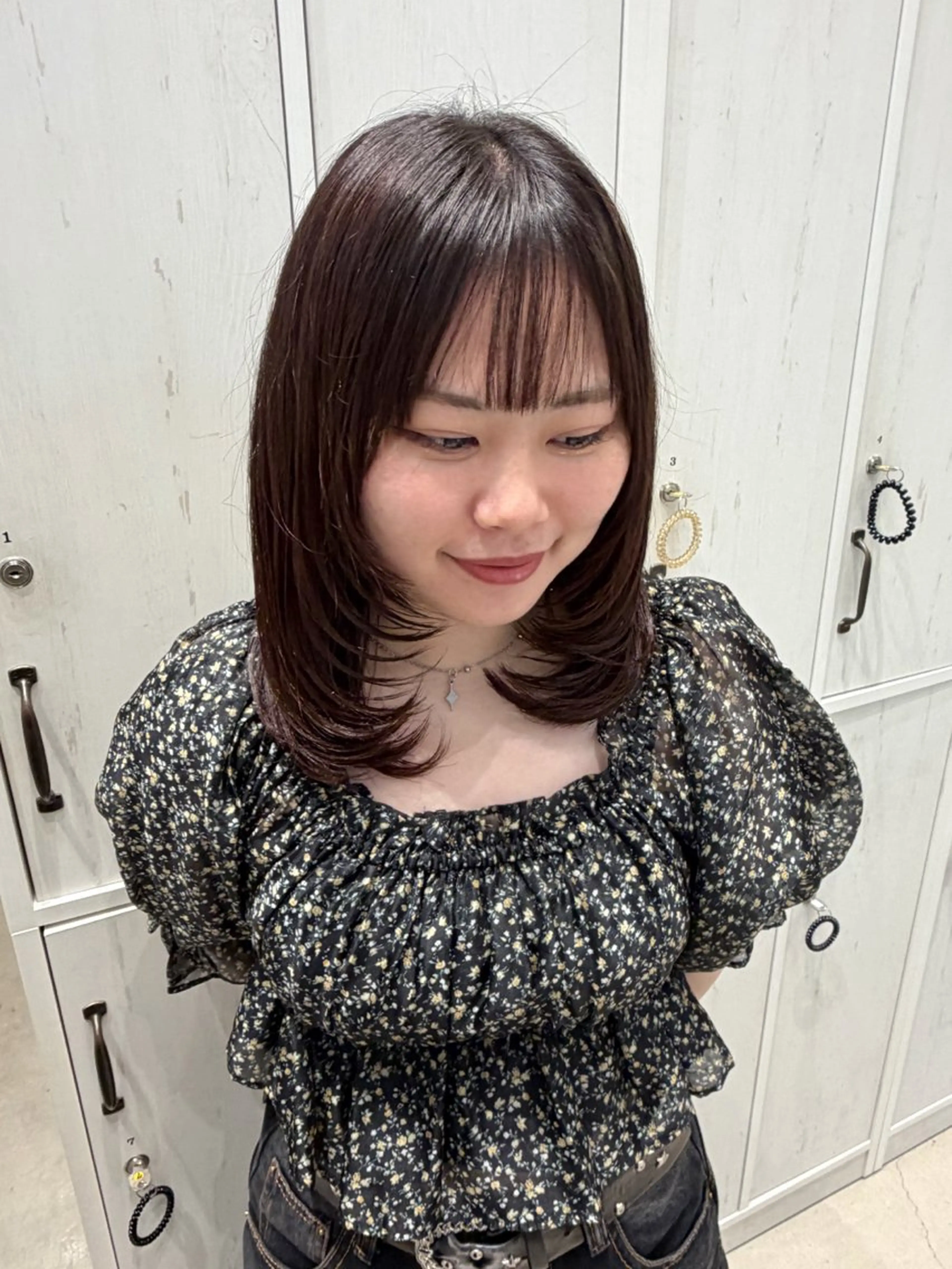 ミディアム カット トリートメント ヘッドスパ 太田 千尋のヘアスタイル