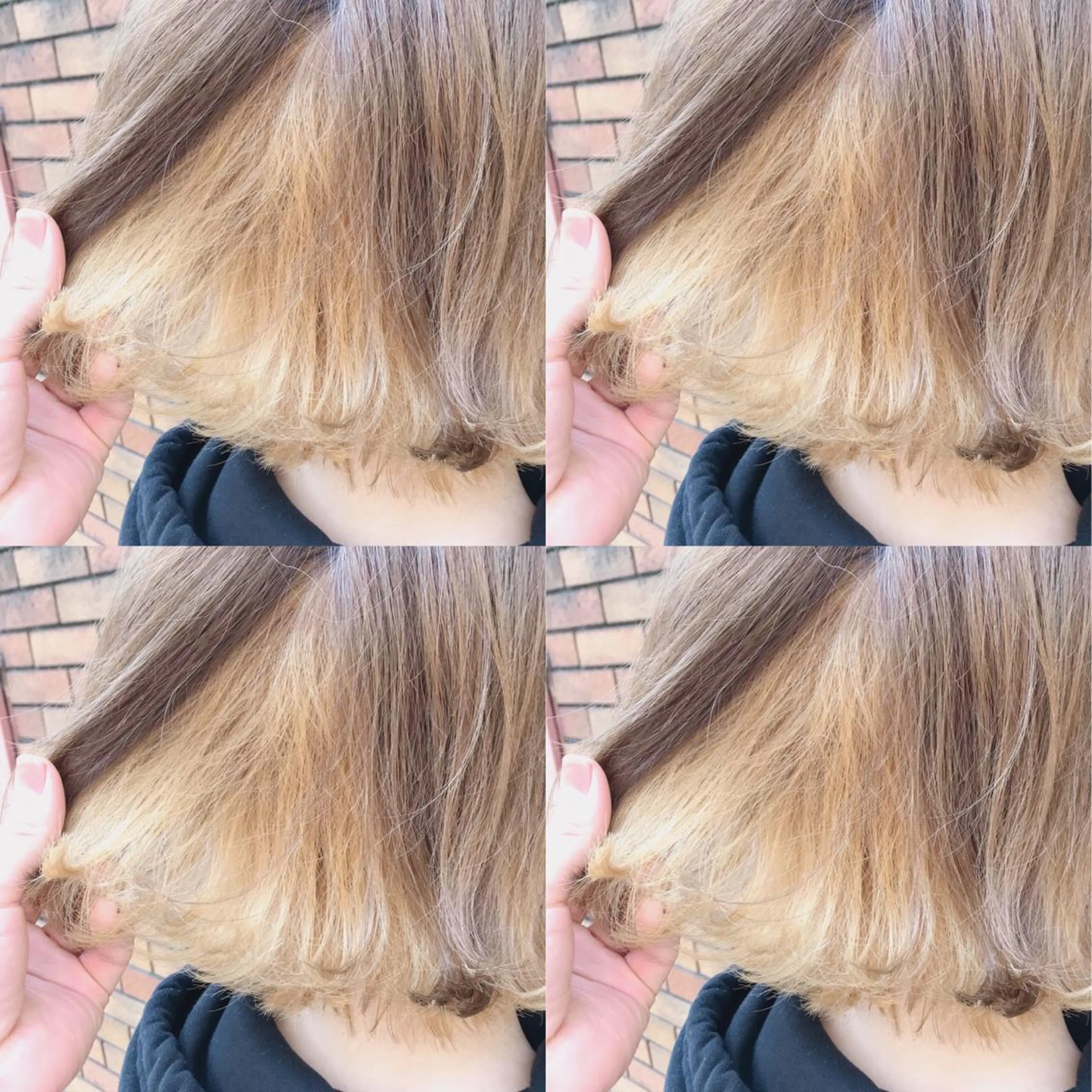 ショート カラー ベージュカラー デザインカラー インナーカラー ミルクティーベージュ トリートメント /カラー/NAOKIのヘアスタイル
