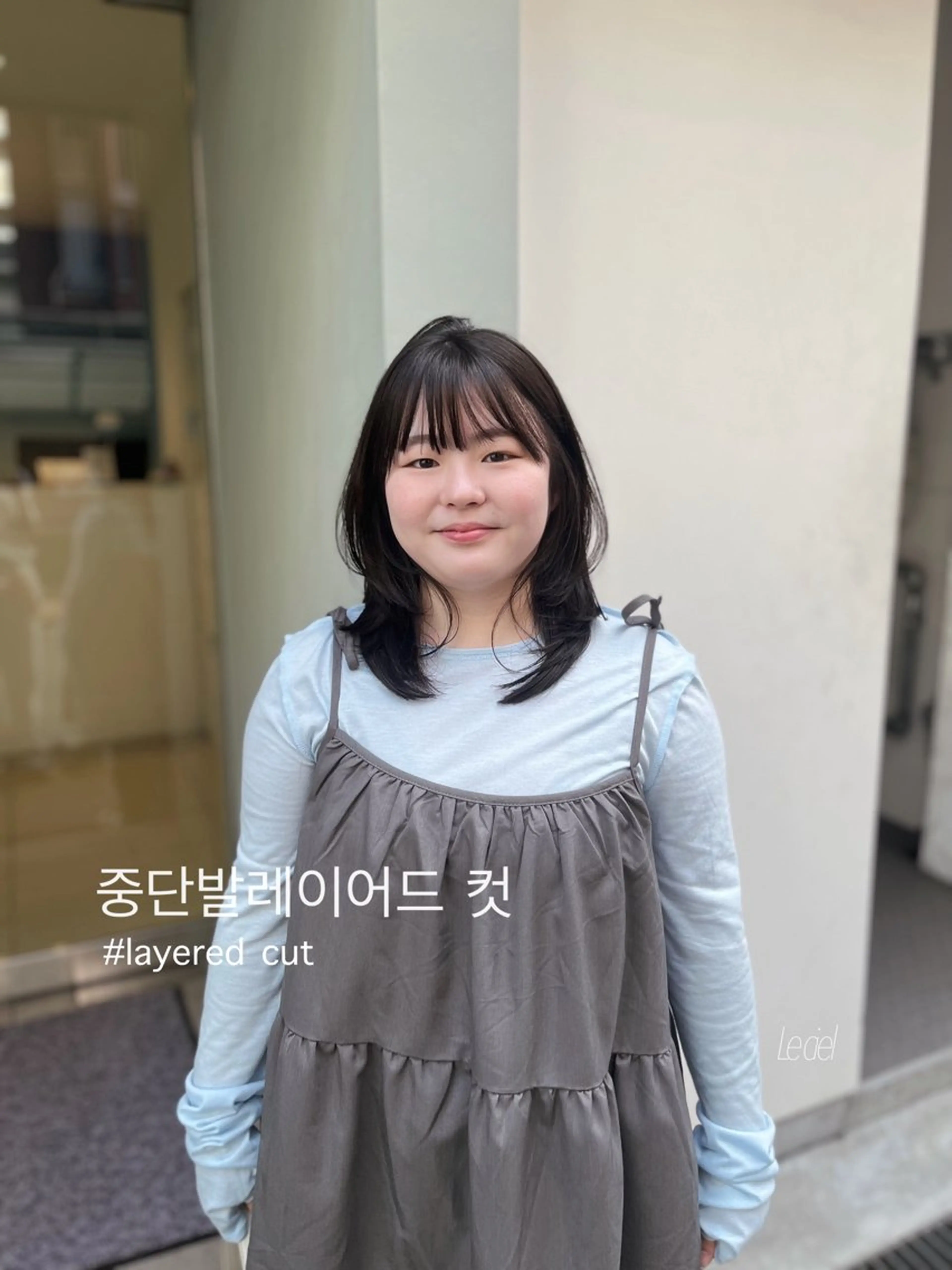 ミディアム カラー 梅田酸性縮毛矯正/ 韓国ヘア/ユナ🩰のヘアスタイル