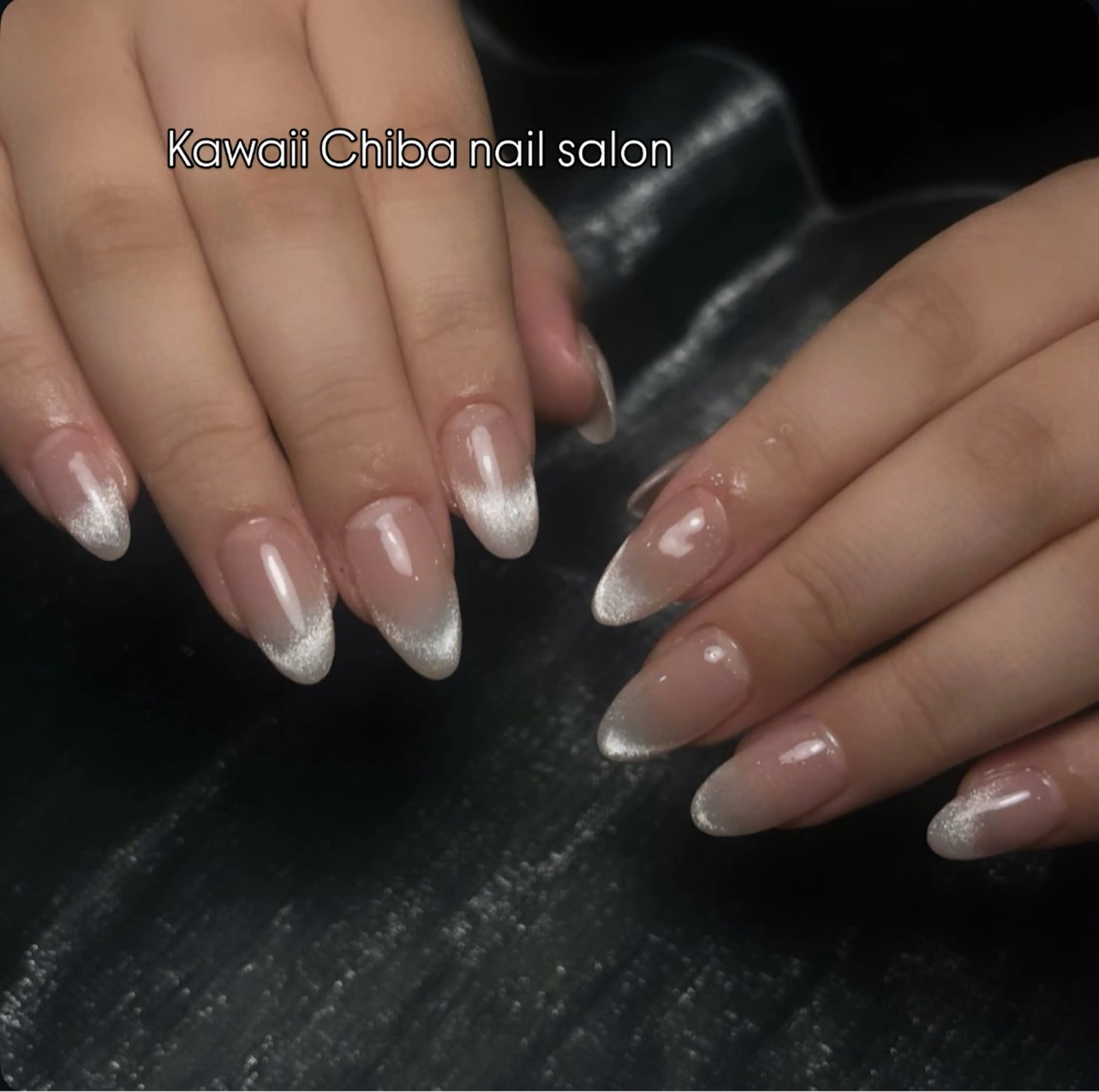 ネイル チークネイル 桜ネイル 長さ出し フラワーネイル フレンチネイル ハンドネイル ハンドケア Kawaii Chiba nailのネイルデザイン