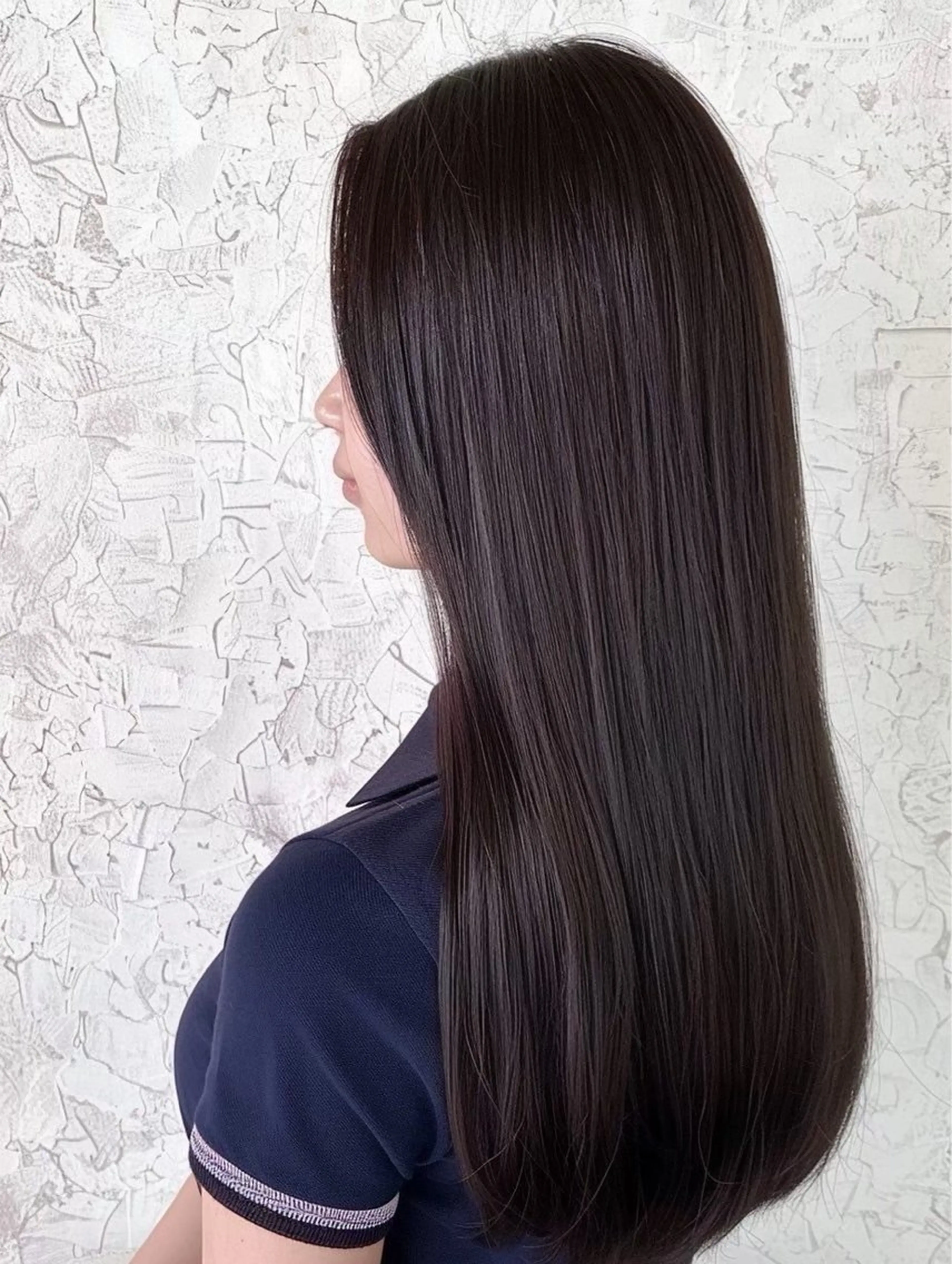 ロング ヘアカラー 海希/ブリーチ透明カ ラー/レイヤーカットのヘアスタイル