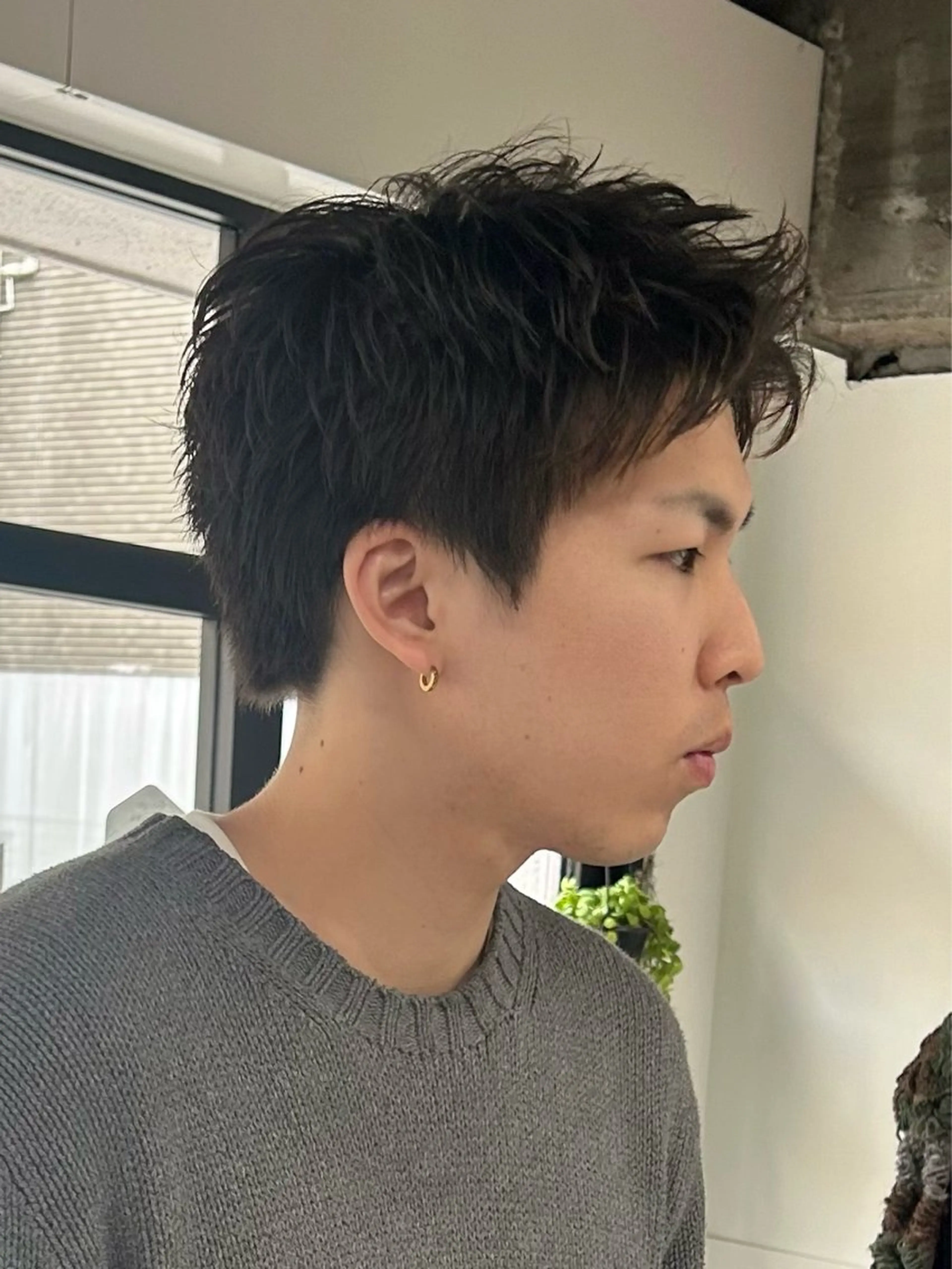 カット＋スパイキーパーマの写真