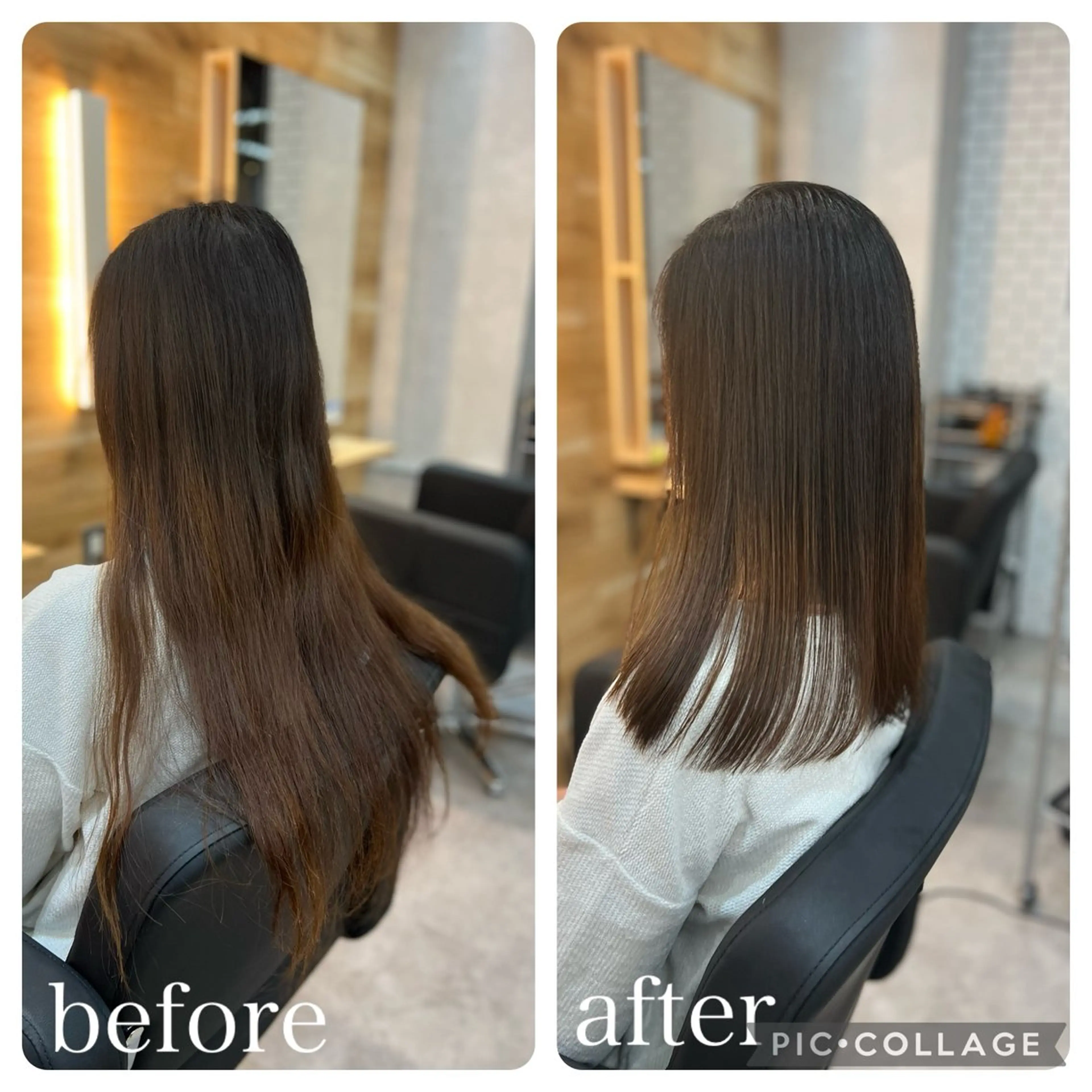 セミロング Aguhair milo森山知幸のヘアスタイル