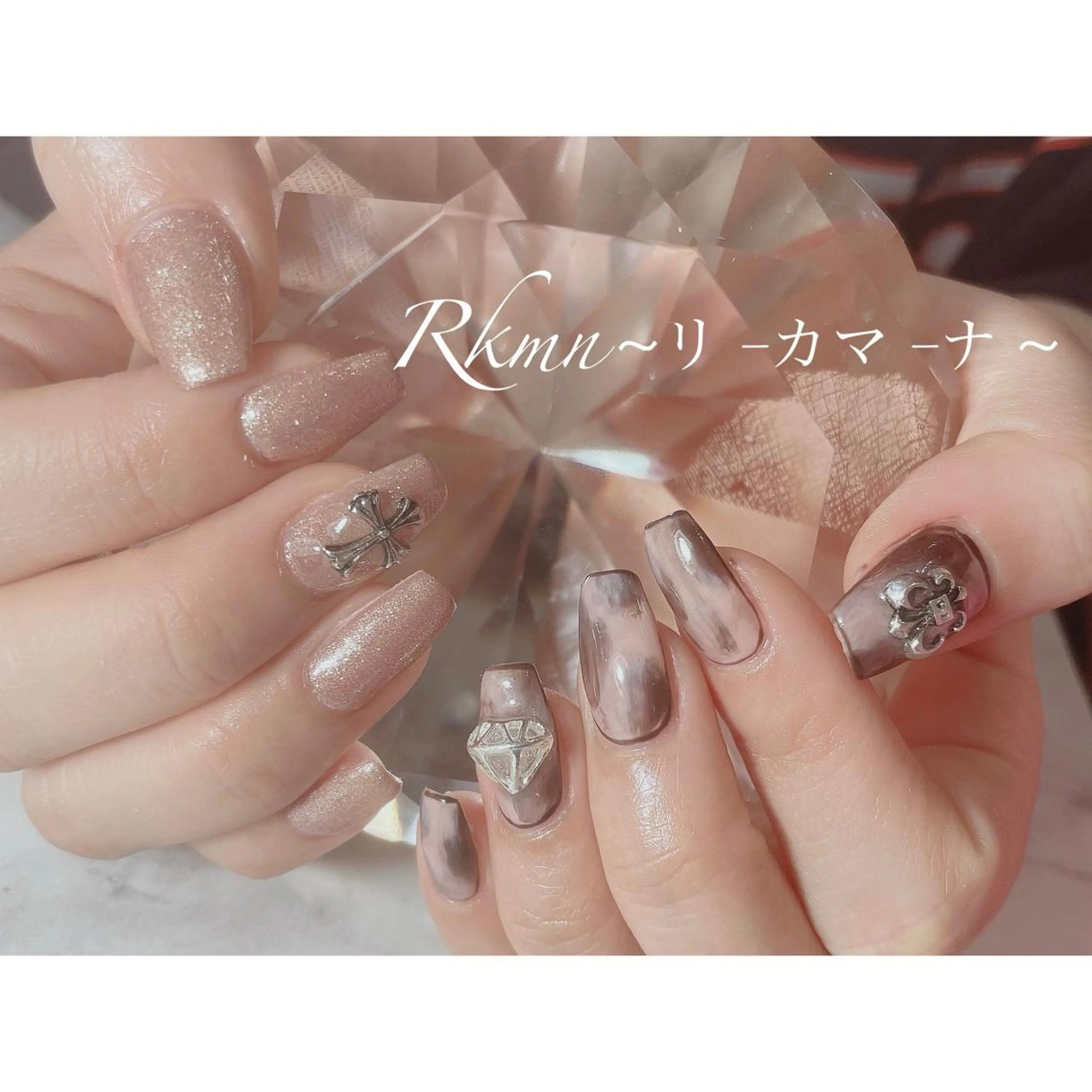 ネイル アートネイル ニュアンスネイル 春ネイル ハンドネイル フットネイル ハンドケア Rkmn ~リ-カマ-ナ~のネイルデザイン