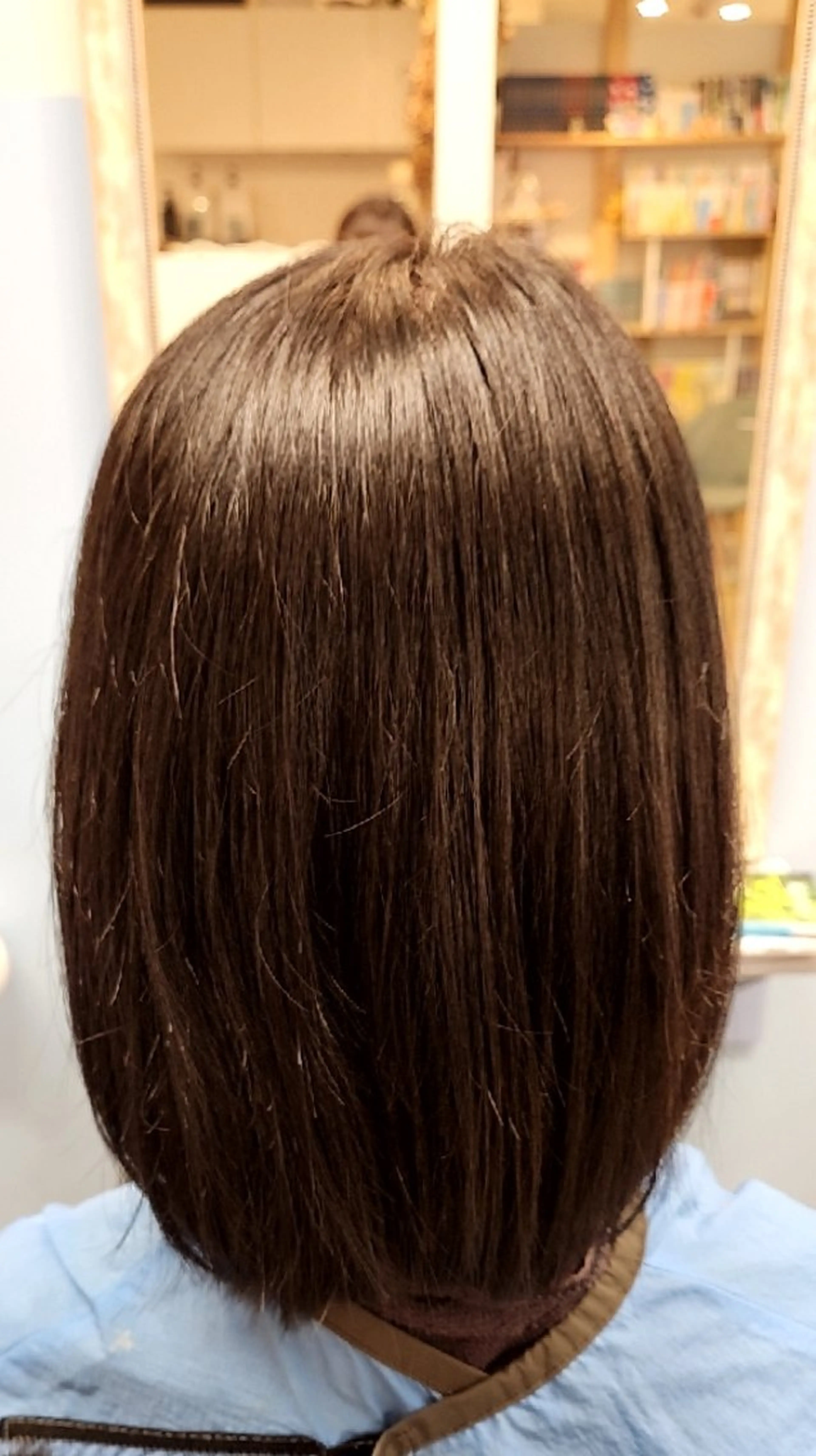 カット 縮毛矯正 トリートメント のむら りさのヘアスタイル