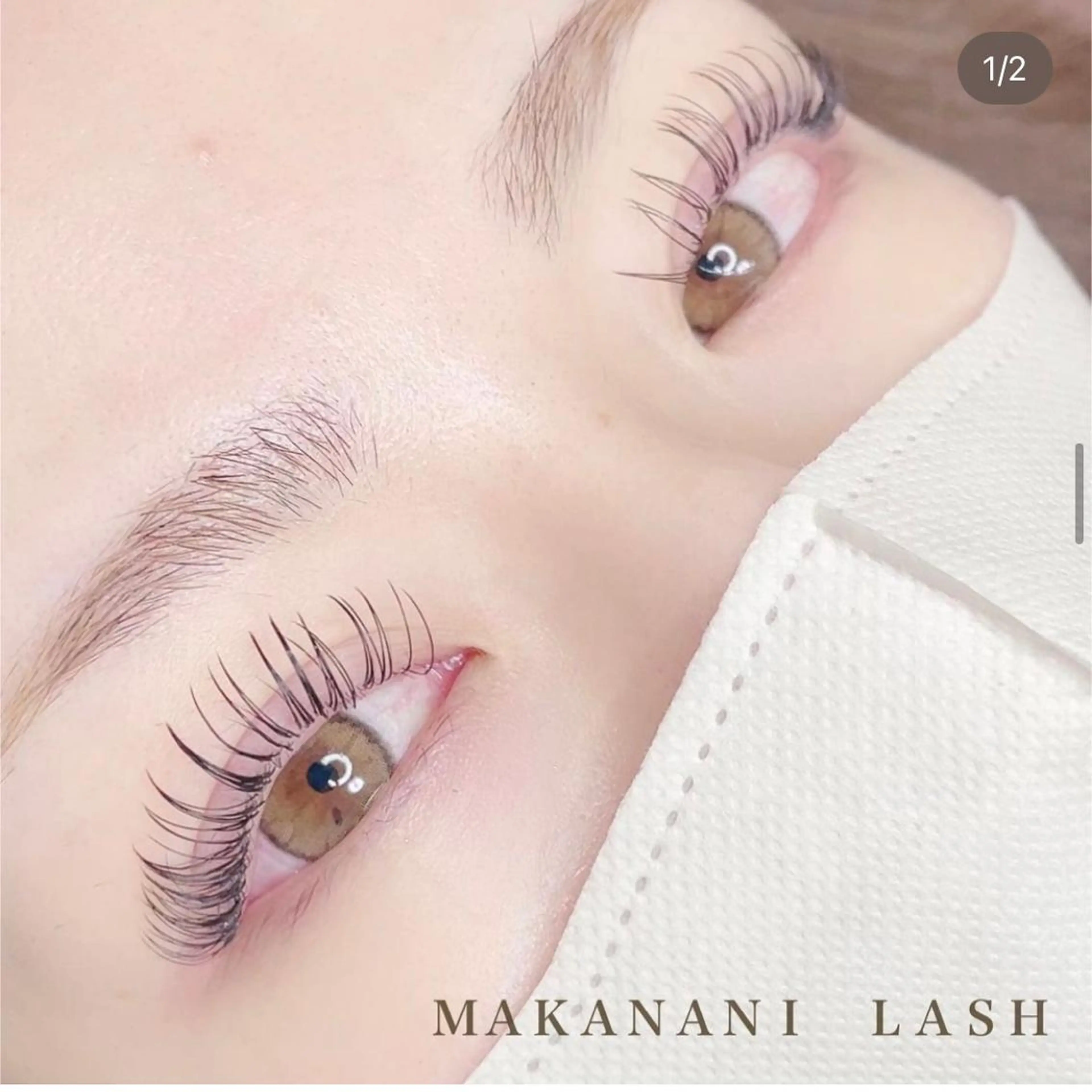 マツエク・マツパ フラットラッシュ パリジェンヌラッシュリフト マツエク 塩見 渚のマツエク・マツパデザイン