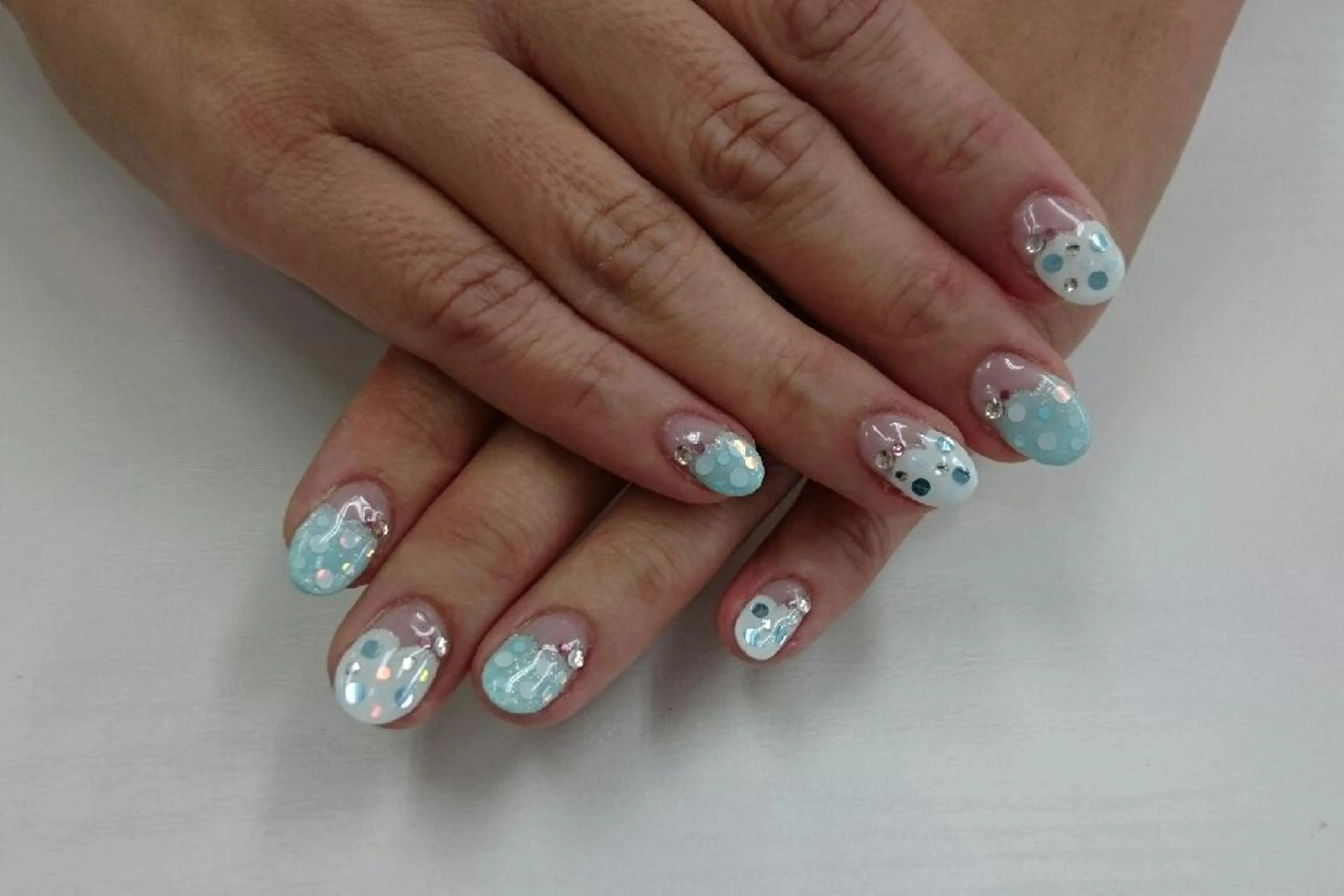 ミディアム ネイル nail salon Blancのネイルデザイン