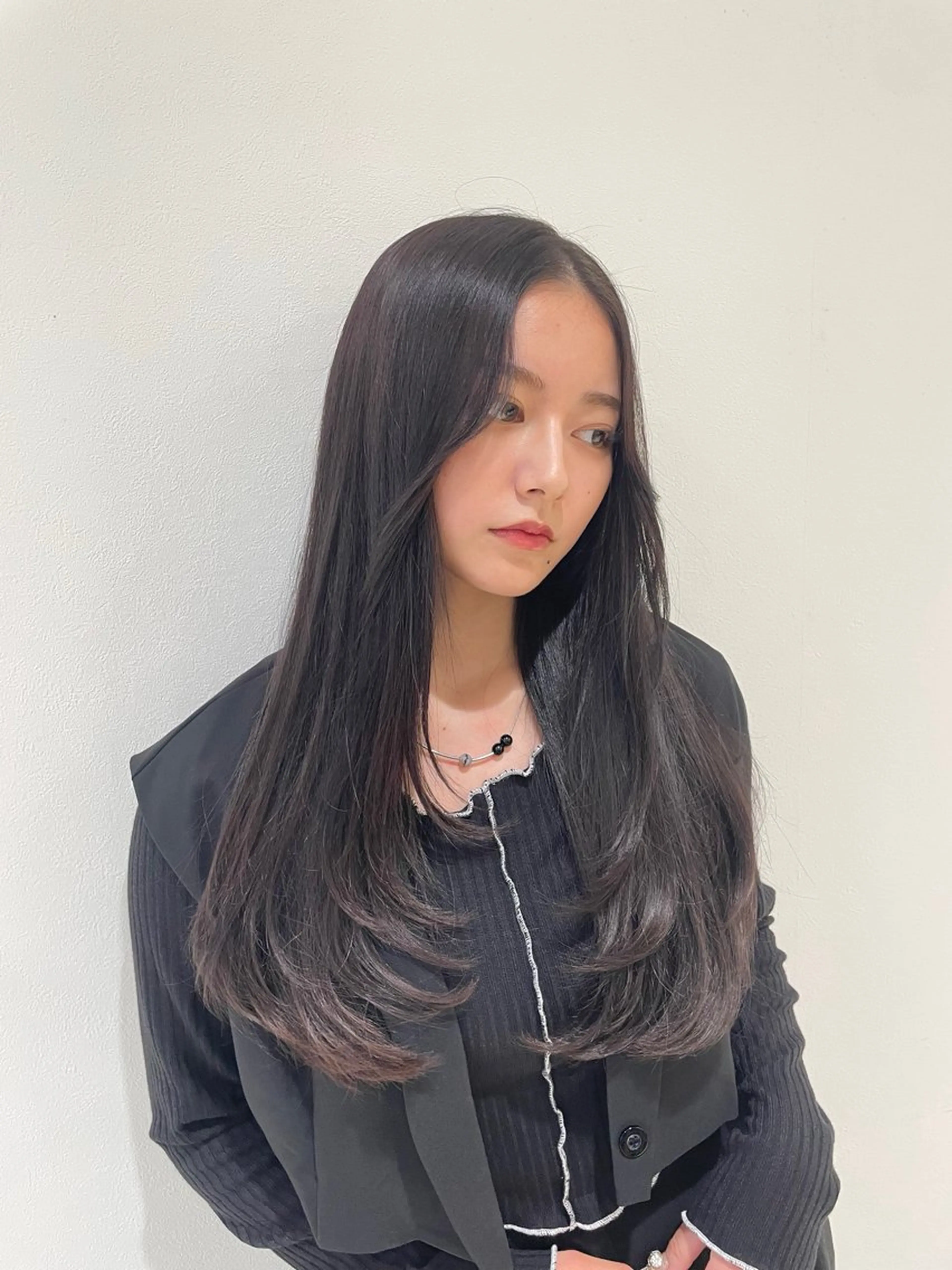 ロング 映える顔まわり/前髪 特化 💗 ユキマのヘアスタイル