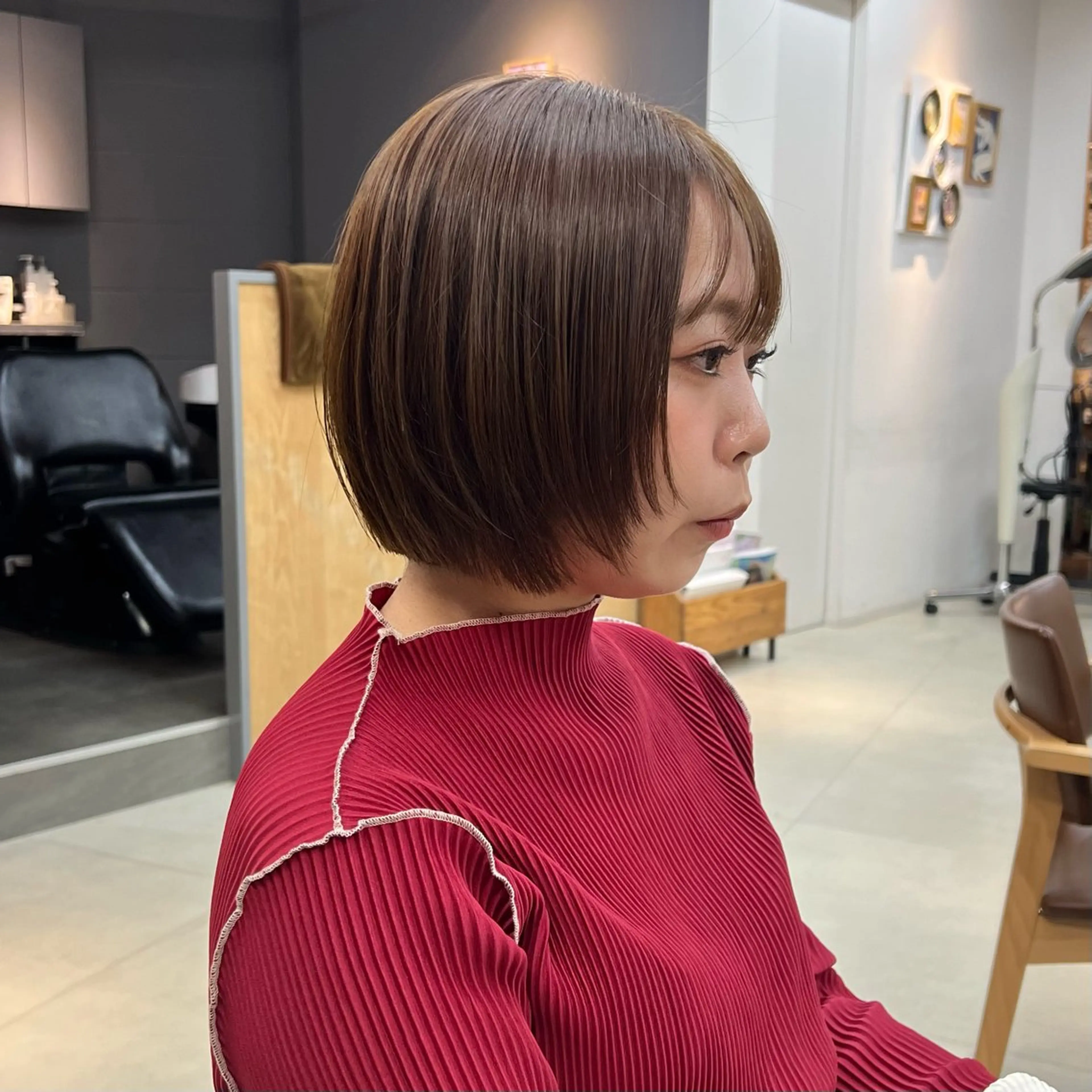 ショート ボブ カット ヘアカラー ボブ/メンズショート /あづき⭐️のヘアスタイル