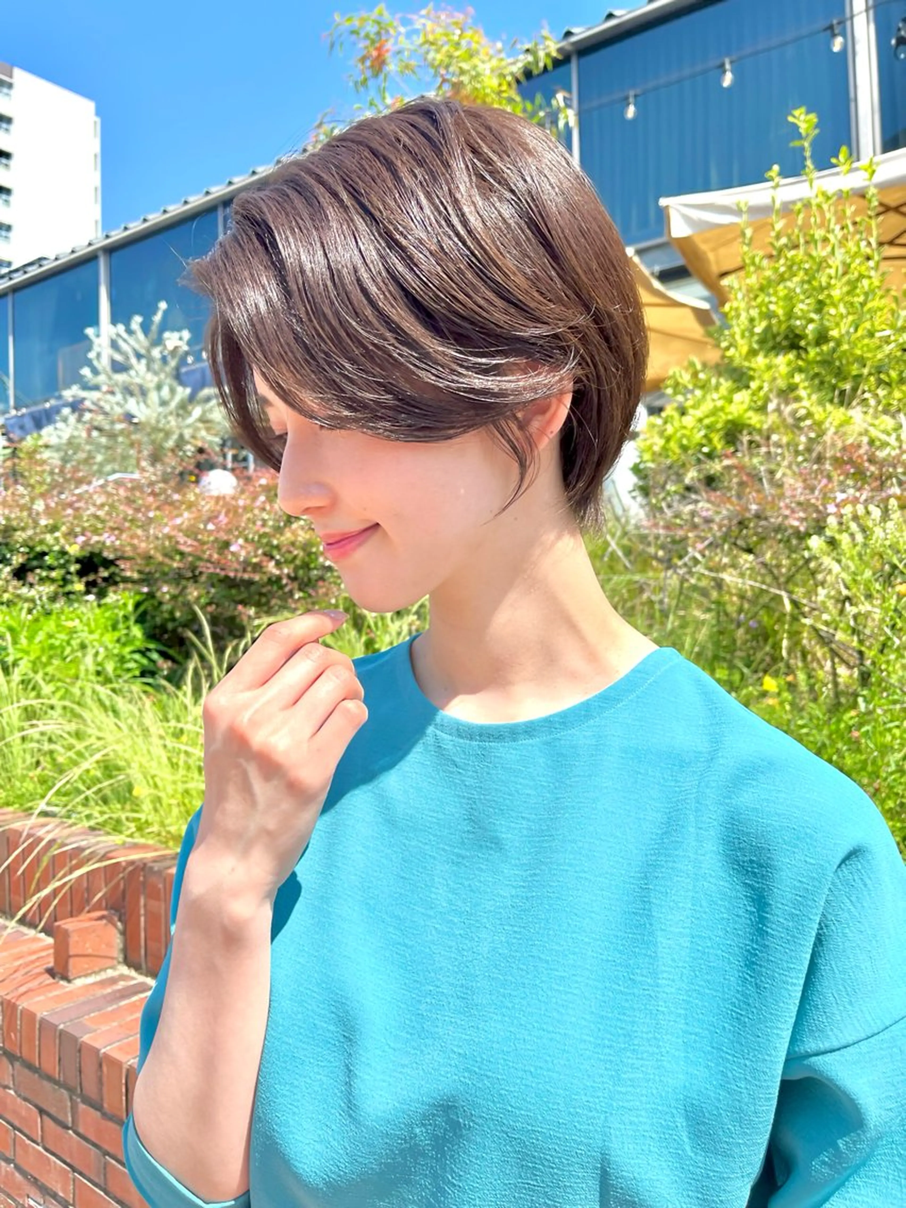 ショート 心斎橋難波本店 店長 THE ECT 中尾のヘアスタイル