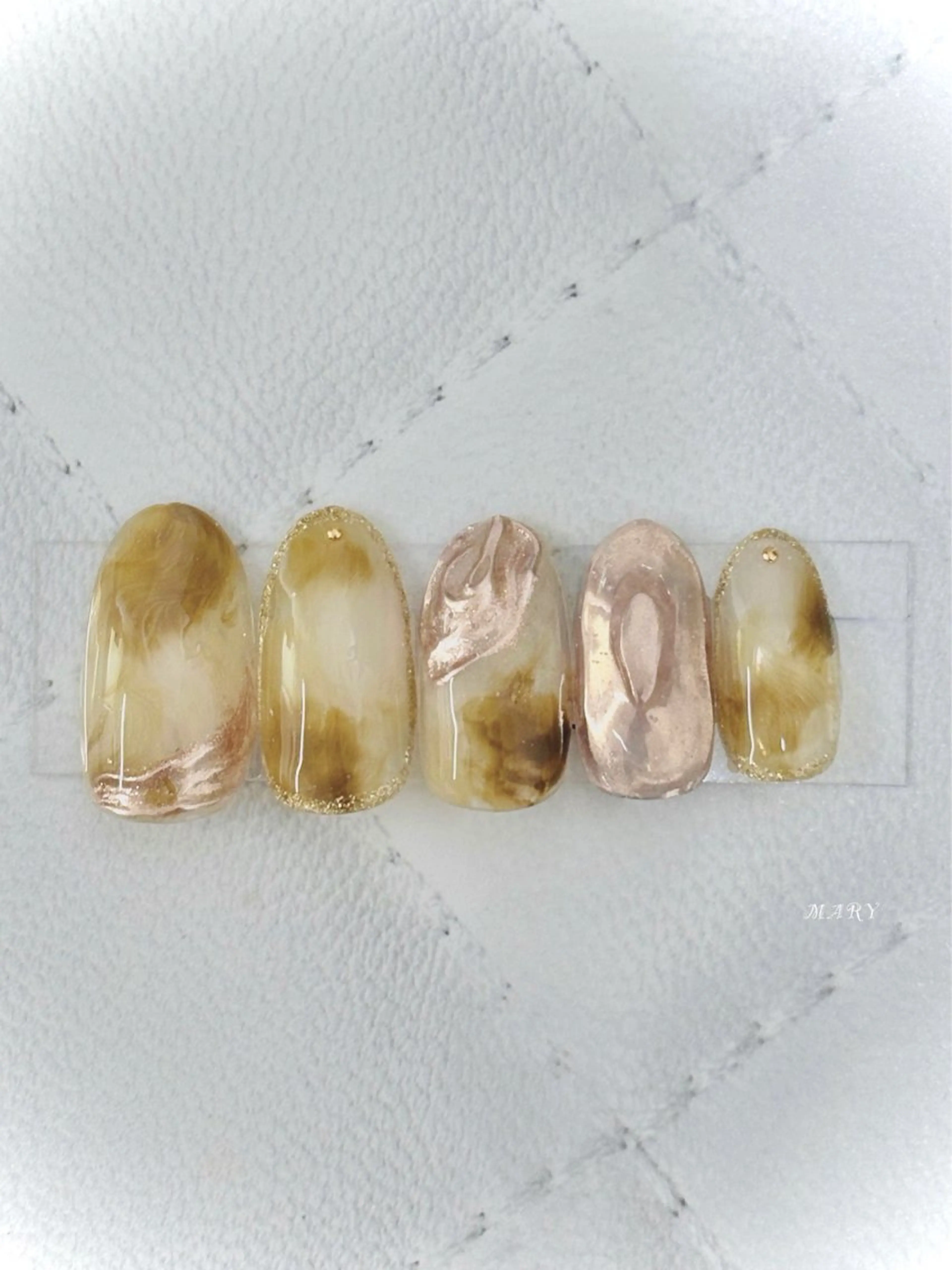 ネイル ニュアンスネイル ハンドネイル Mary nail .narumiのネイルデザイン