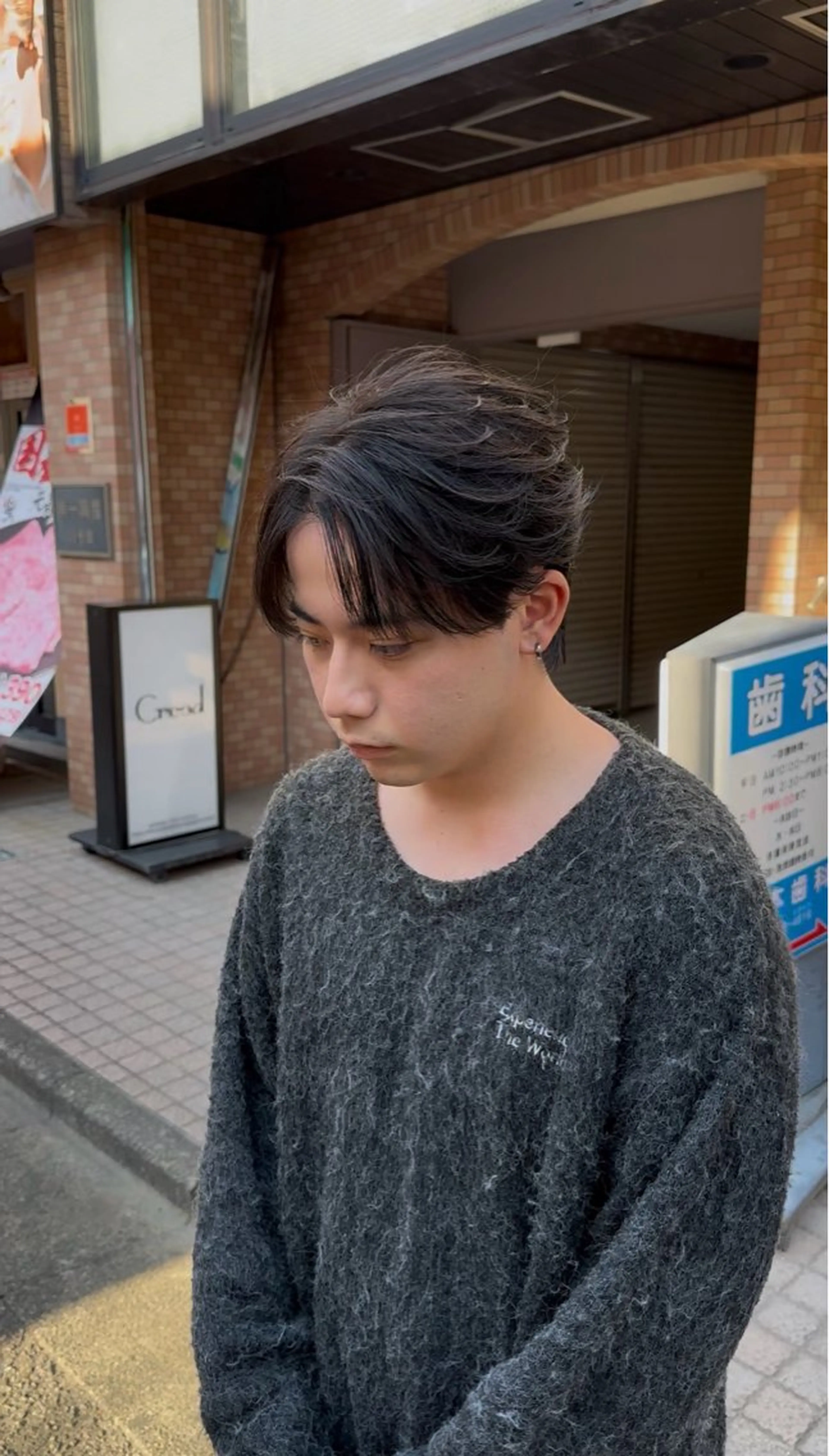ショート メンズ メンズ特化/フェザー パーマ  和哉のヘアスタイル