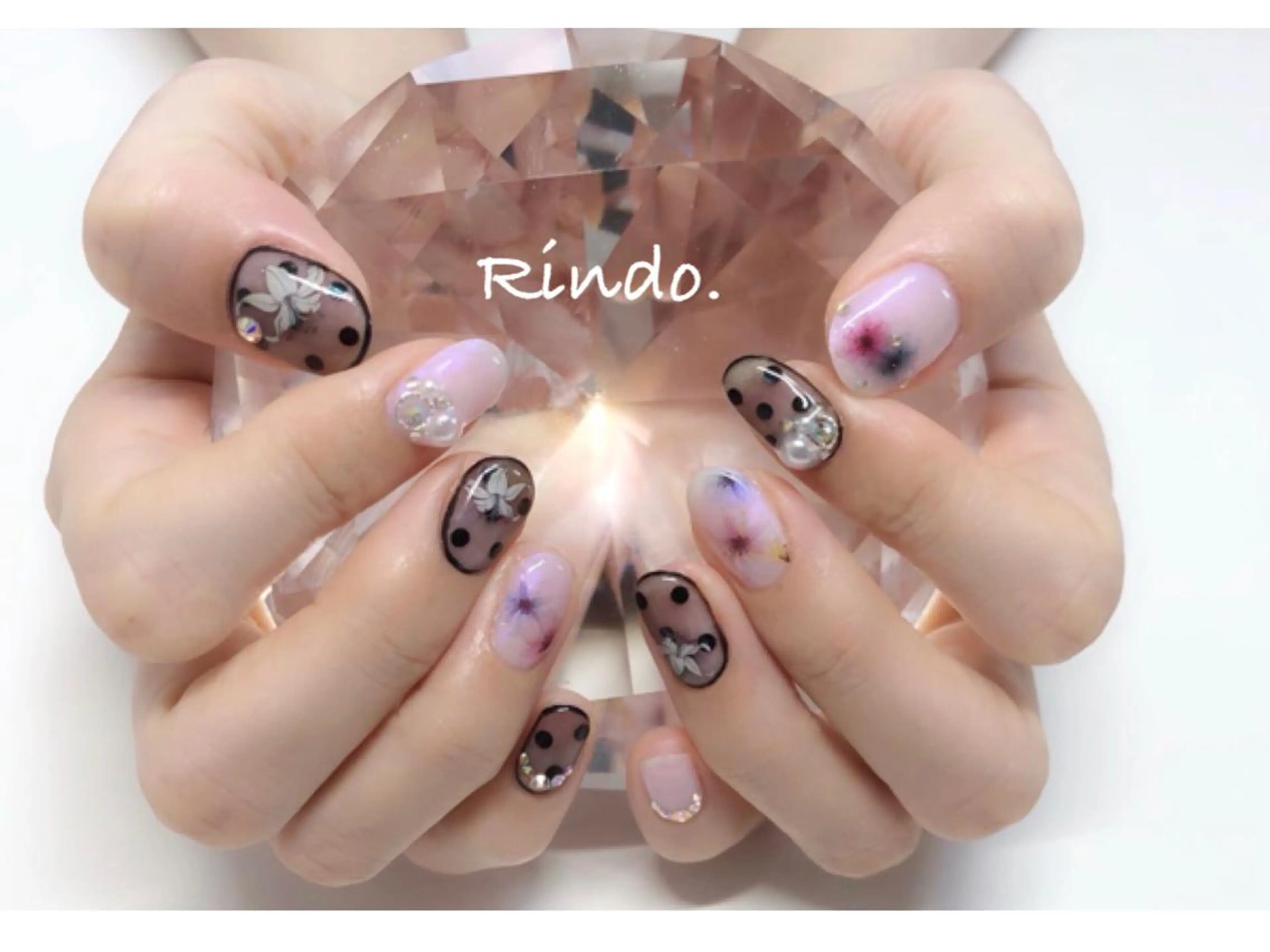 ネイル クリアネイル ハンドネイル Rindo.ネイル ♡耳つぼジュエリーのその他イメージ