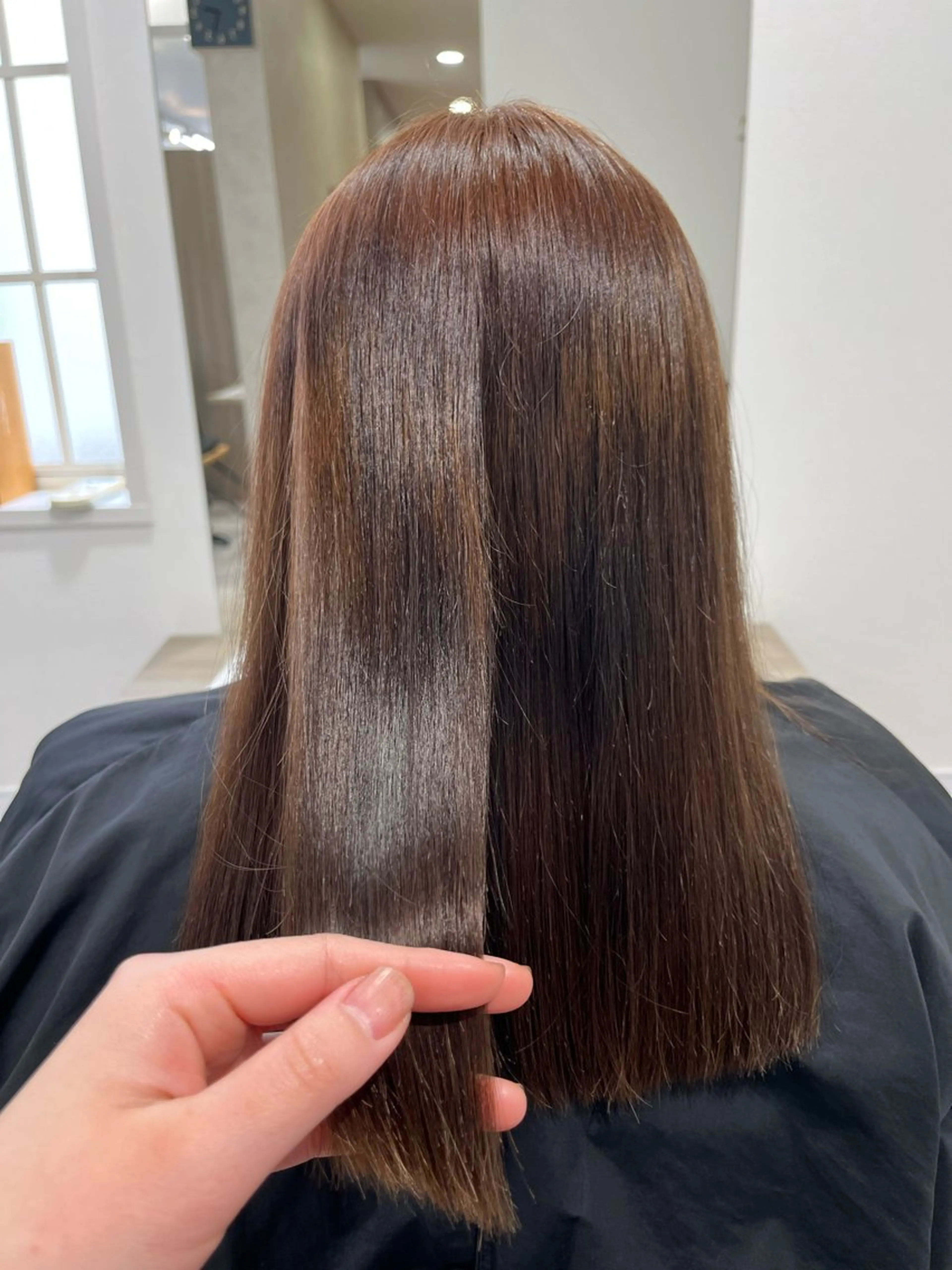 セミロング トリートメント ヘッドスパ Yumi/艶髪/ 透明感カラー🤍のヘアスタイル