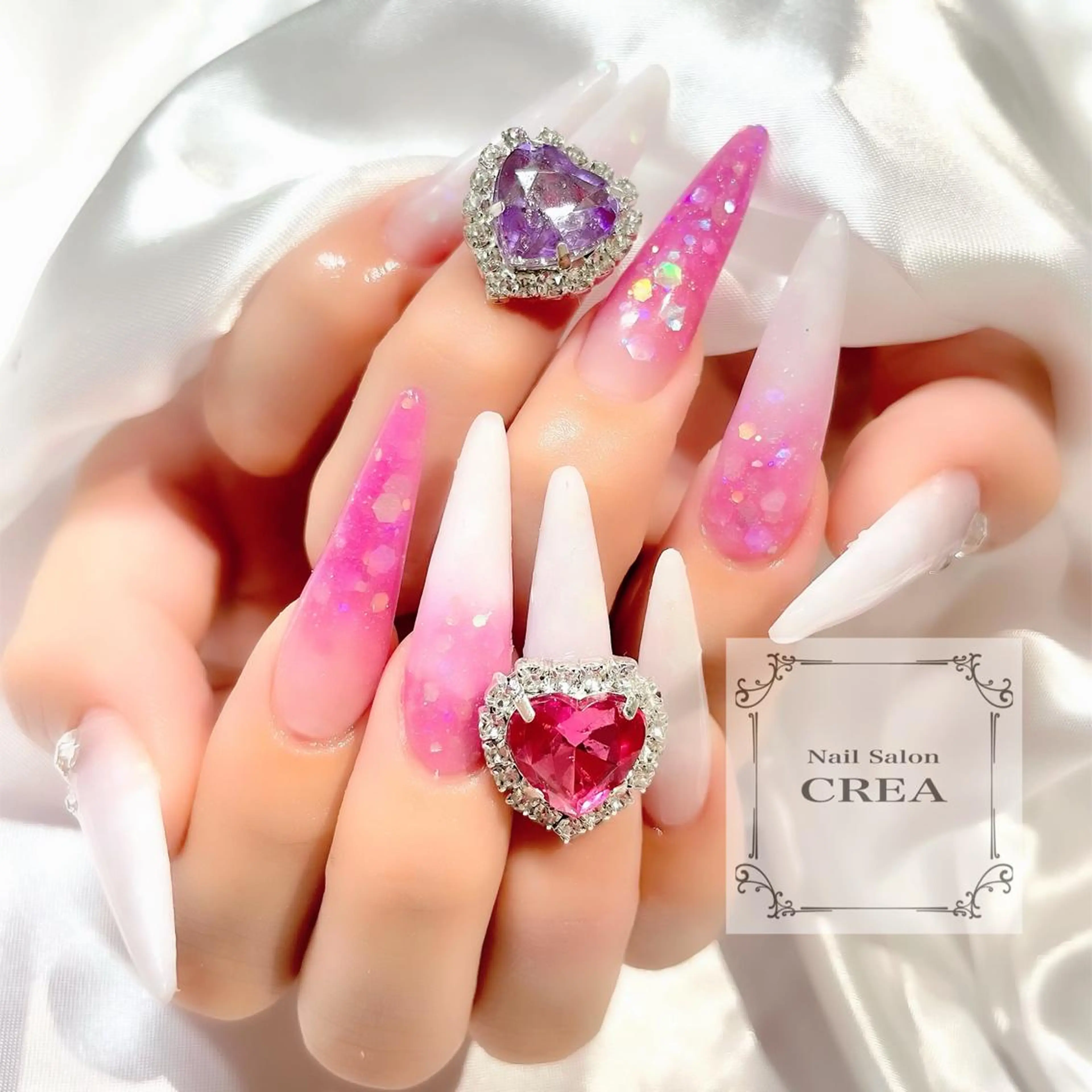 ネイル アートネイル スカルプネイル NailSalon CREAのネイルデザイン