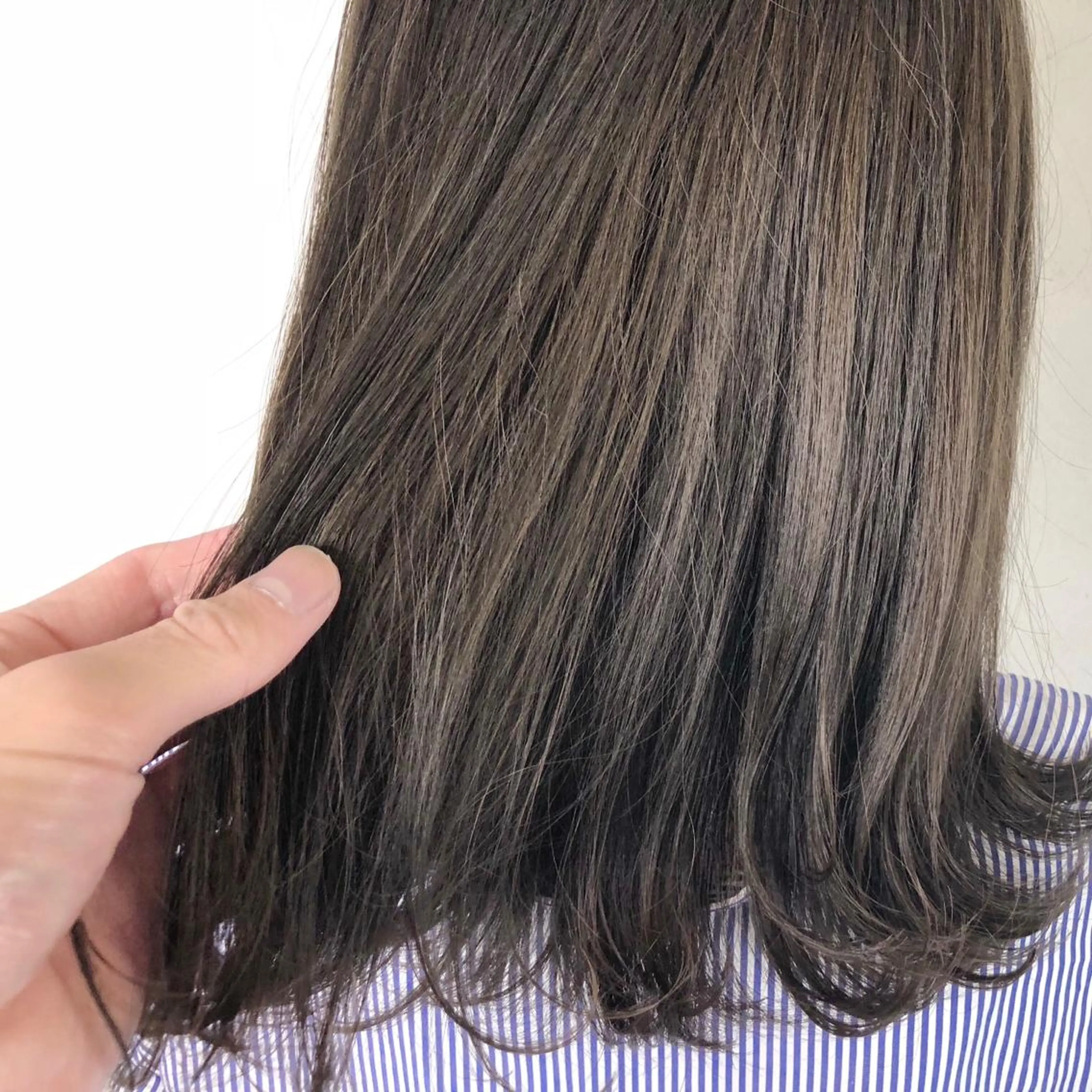 ミディアム カラー カラーモデル募集中 美容室ハピスのヘアスタイル