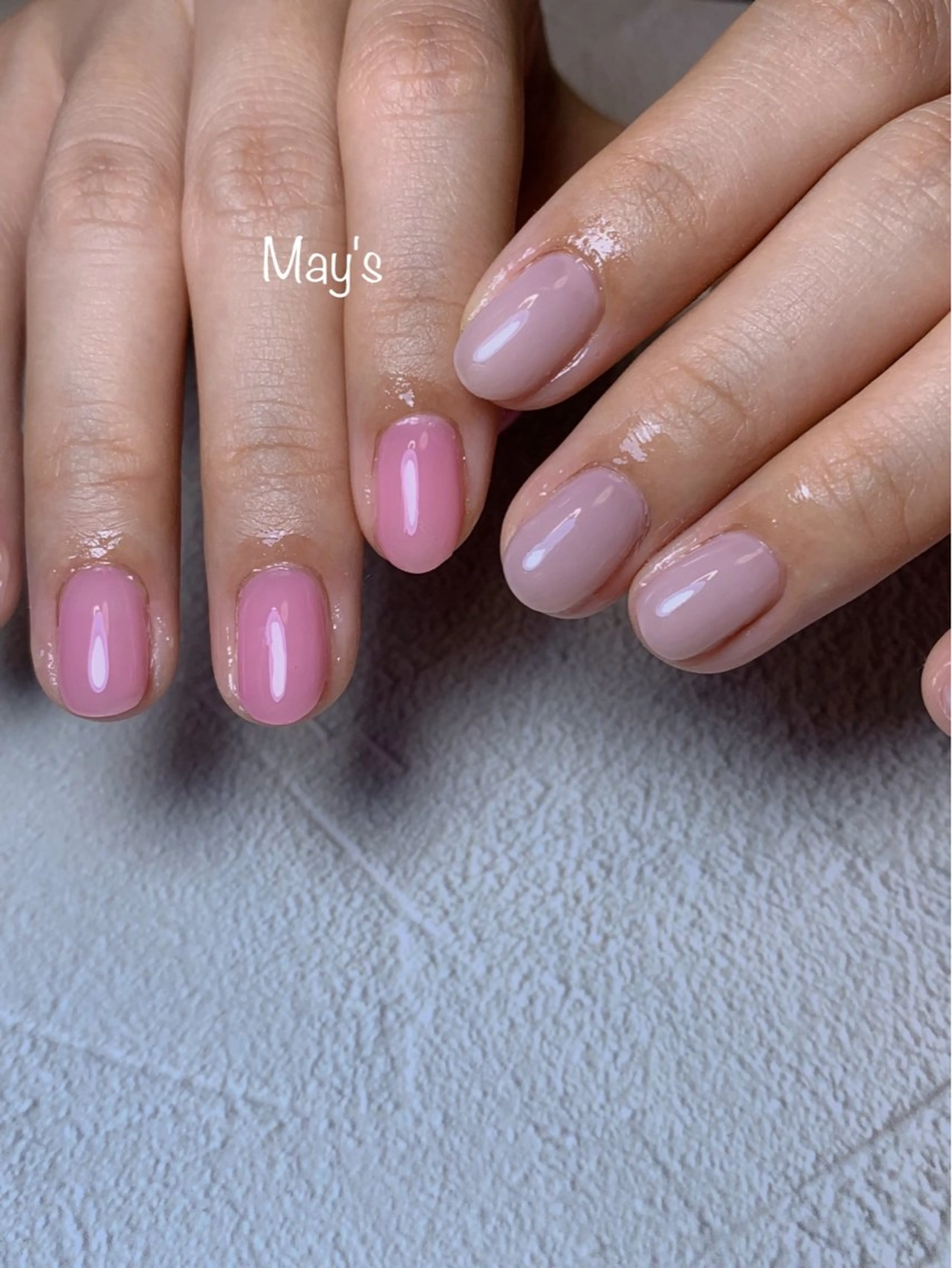 ネイル ピンク nail salon May'sのネイルデザイン