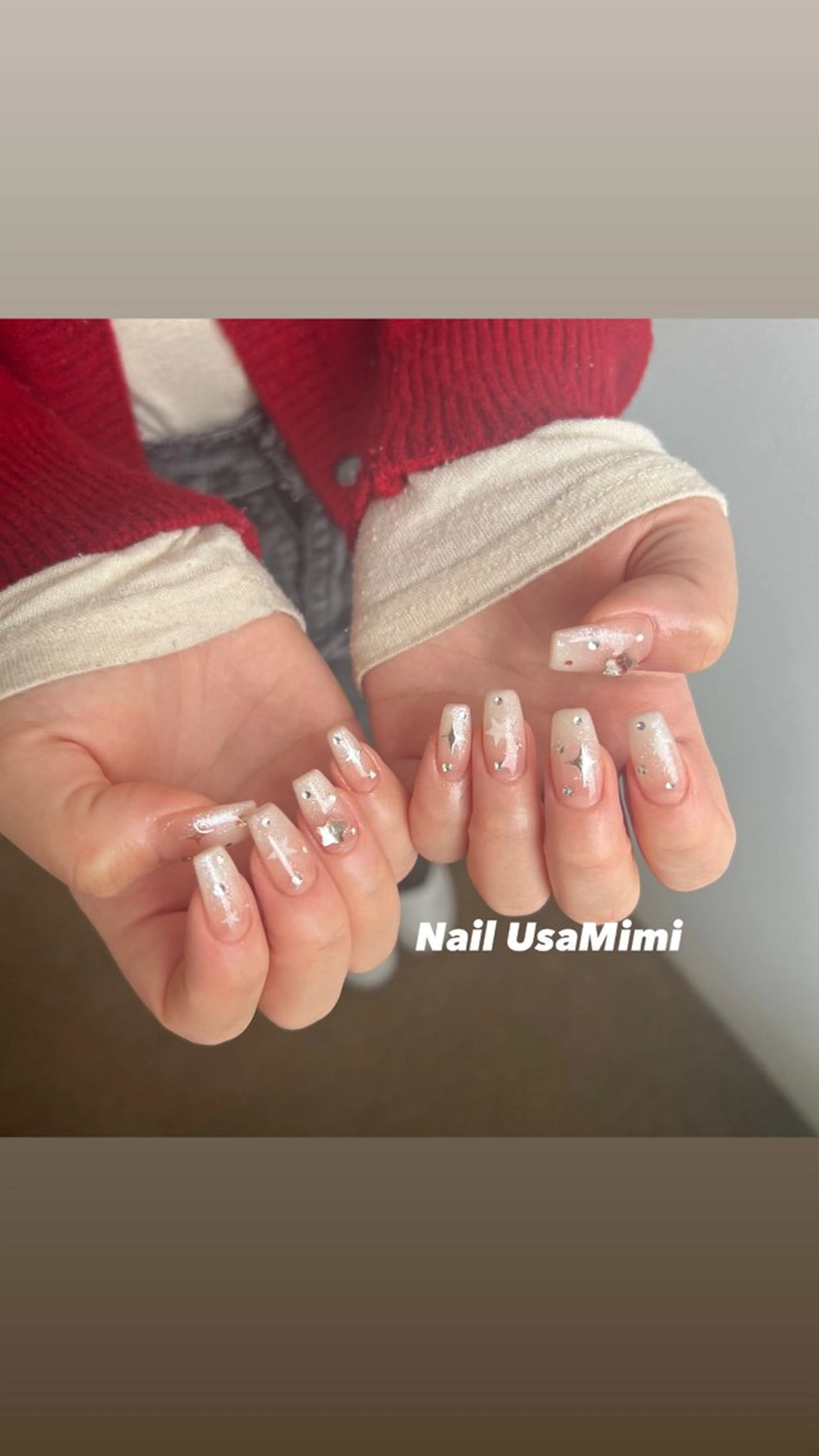 ネイル ジェルネイル マグネットネイル 持ち込み ワンカラーネイル パラジェル 本町NailUsa Mimi RIKOのネイルデザイン