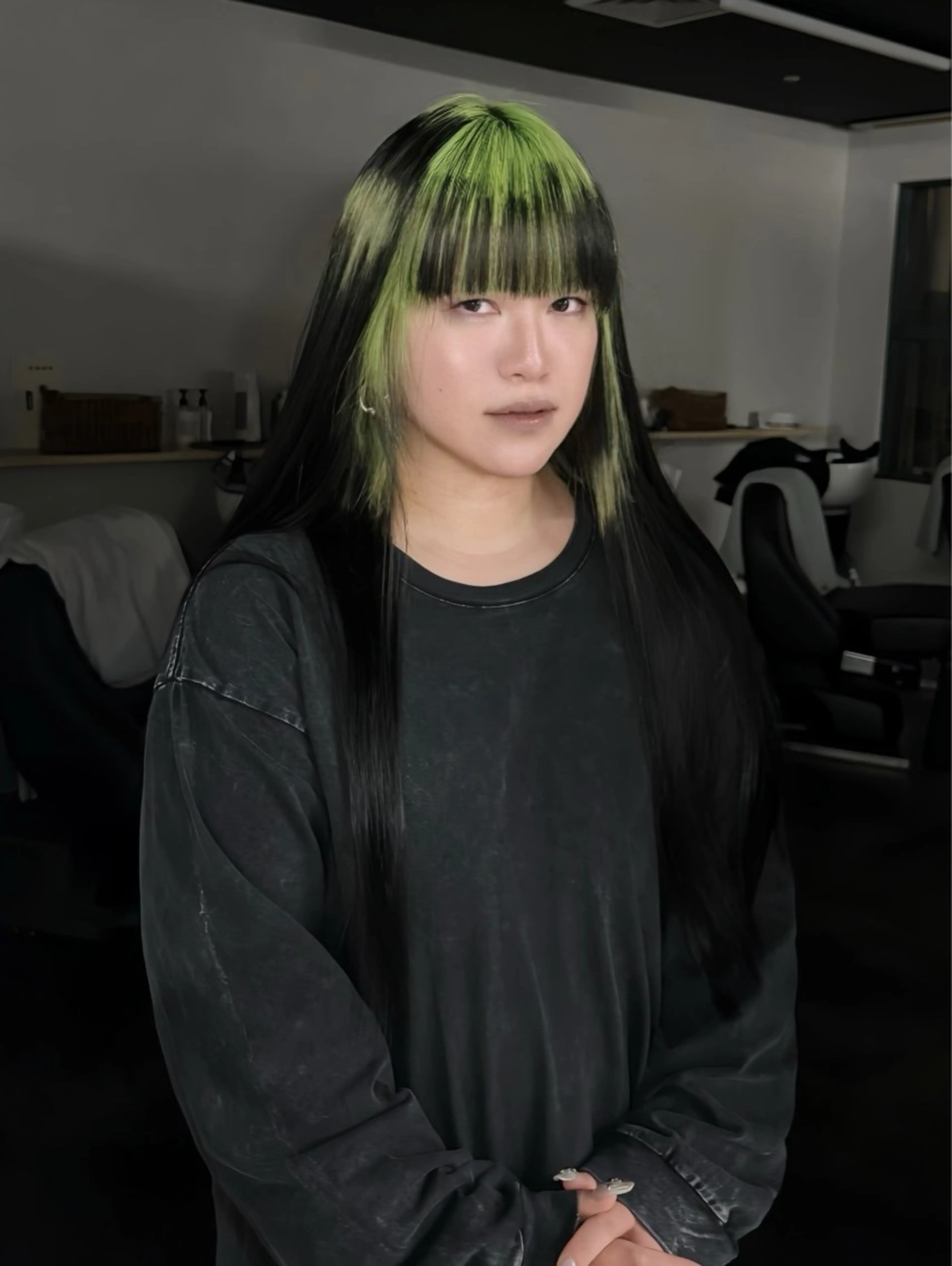 カラー ブリーチ デザインカラー ヘアカラー lin.ブリーチ デザインカラーのヘアスタイル
