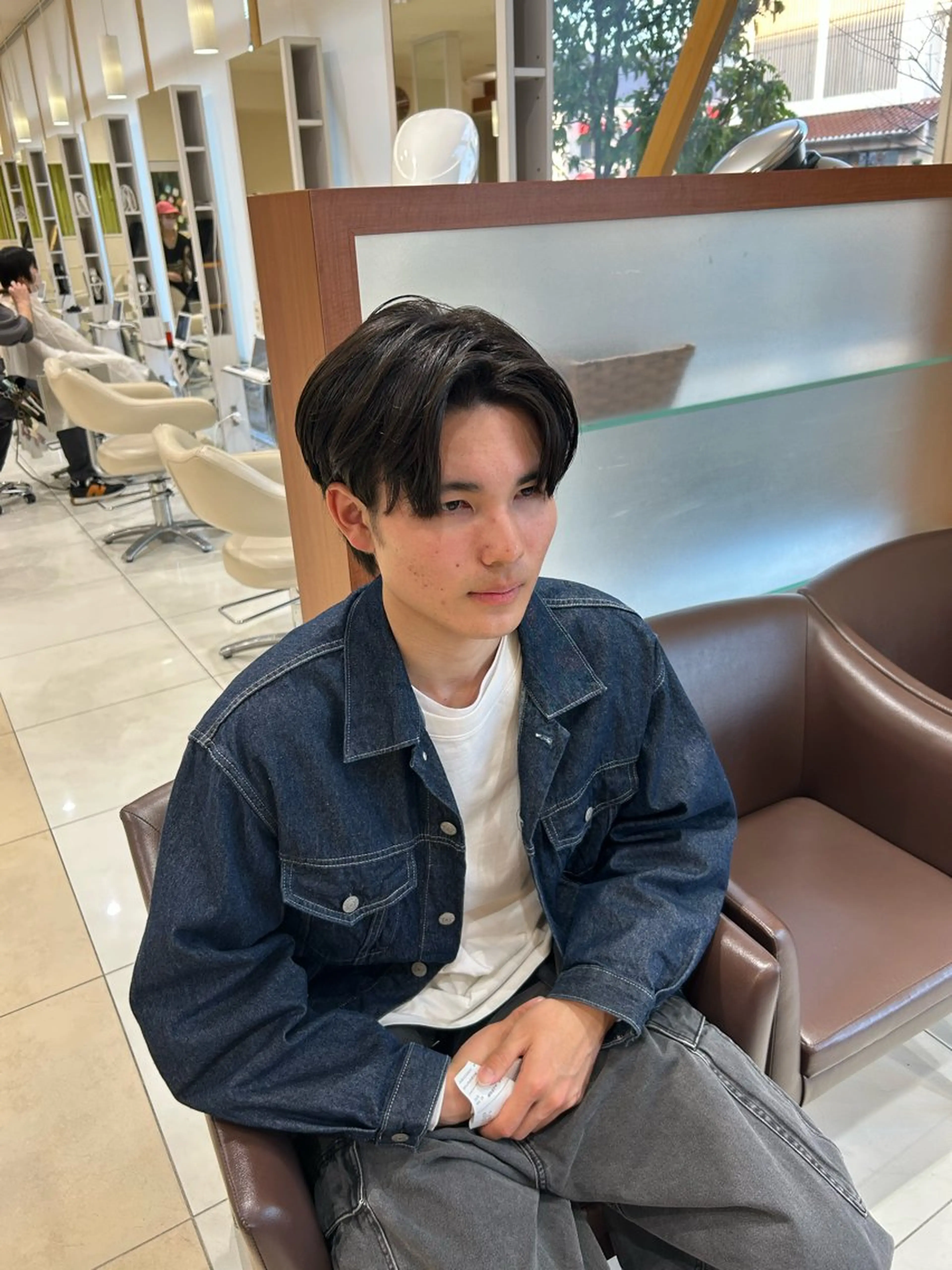 パーマ メンズ メンズパーマ ニュアンスパーマ ラブーケ大垣店 石動のヘアスタイル