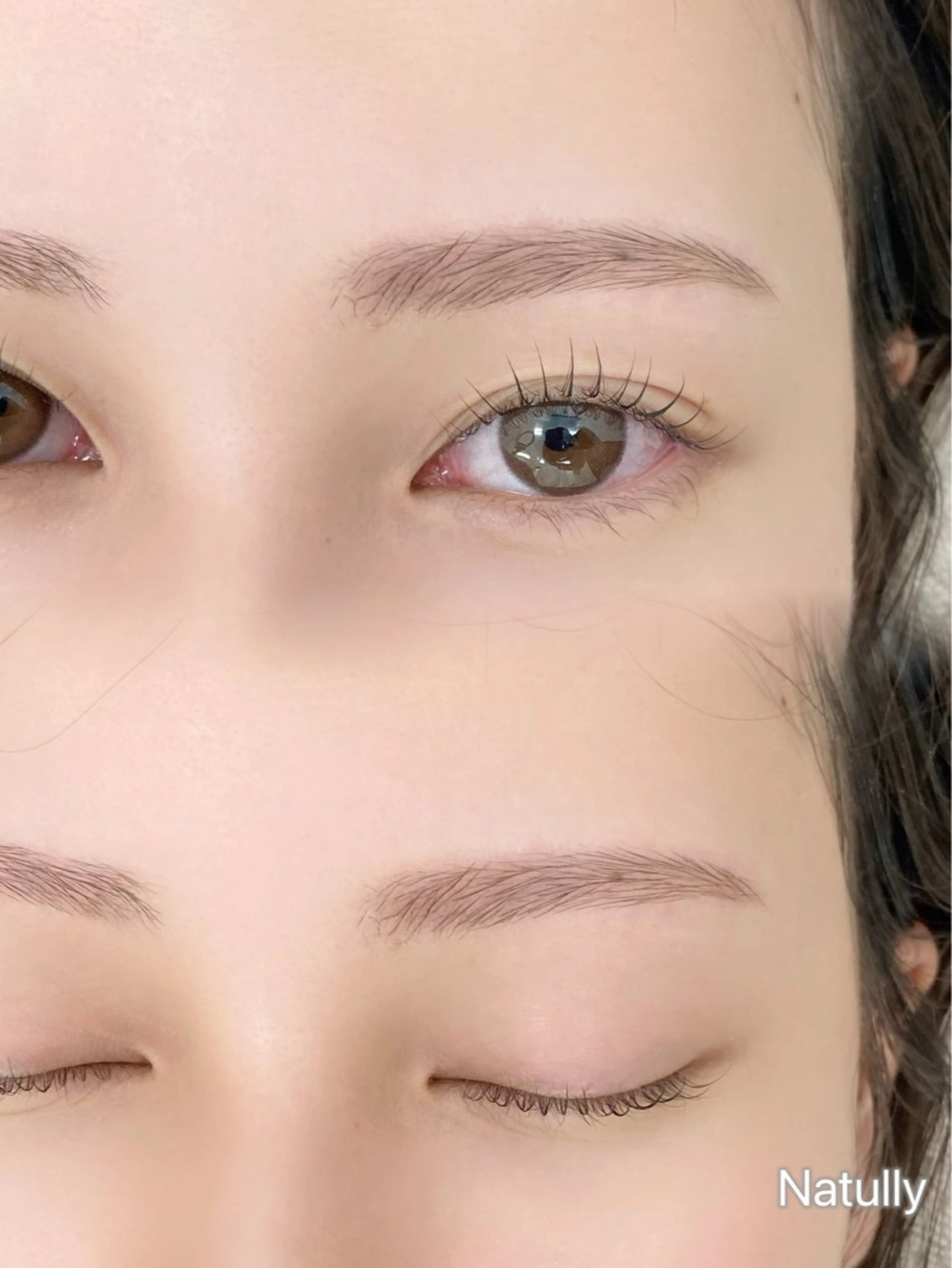 🩰まつ毛パーマ×アイブロウスタイリング(WAX＋間引き＋メイク)🩰セットでお得に🉐の写真