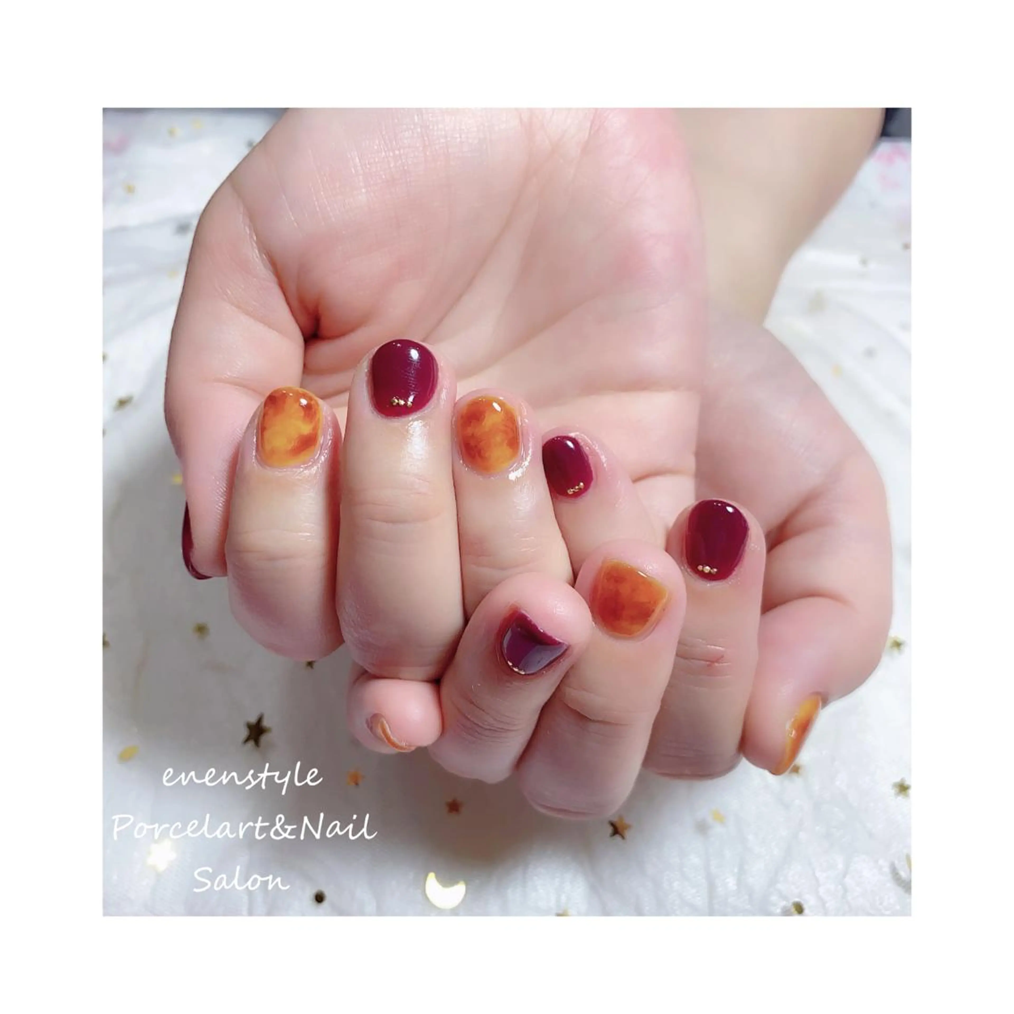 ショート ネイル ジェルネイル ニュアンスネイル オフィスネイル ワンカラーネイル パラジェル 👑enen style👑のネイルデザイン