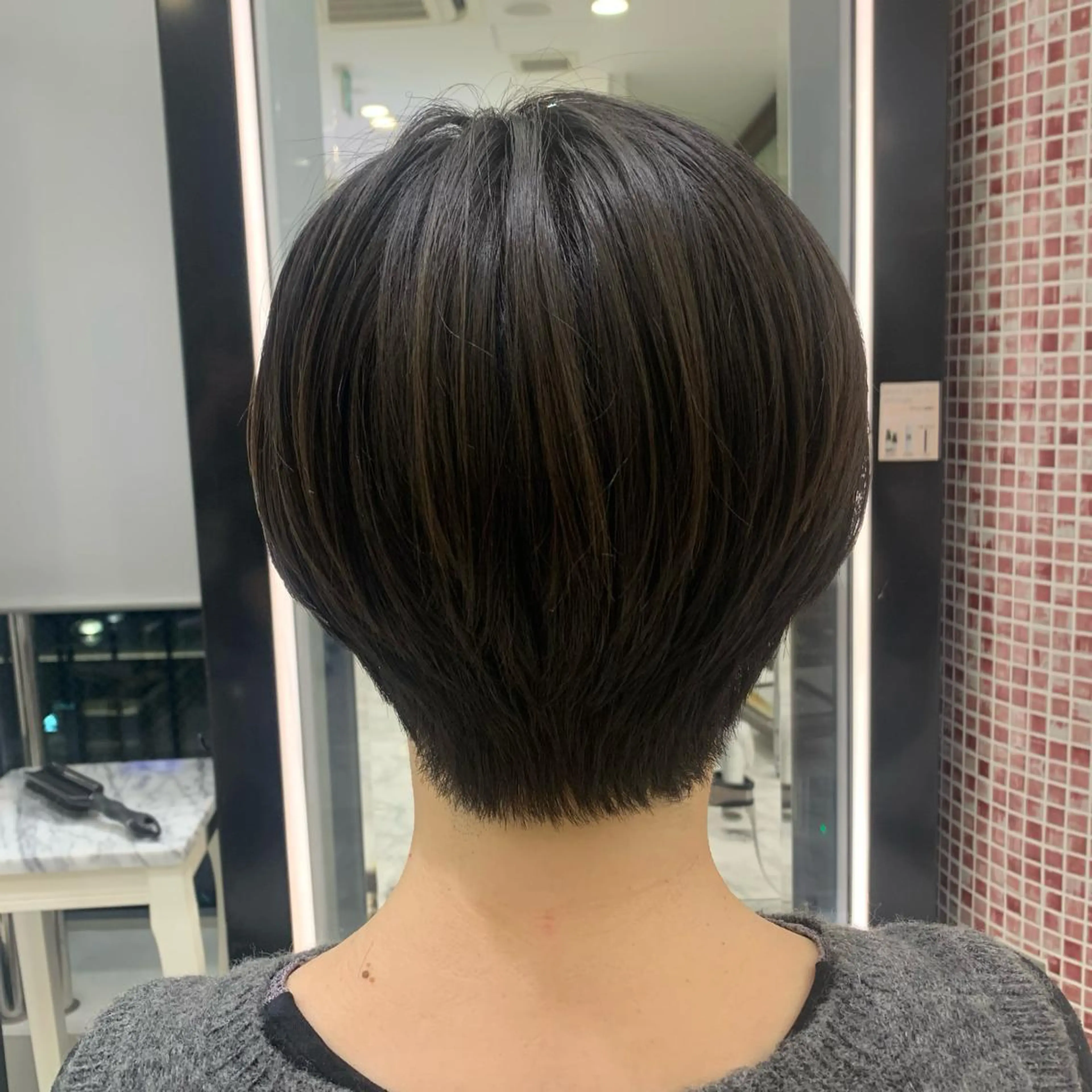 ショート デジタルパーマ🫧 韓国風ヘア🫧サクラのヘアスタイル