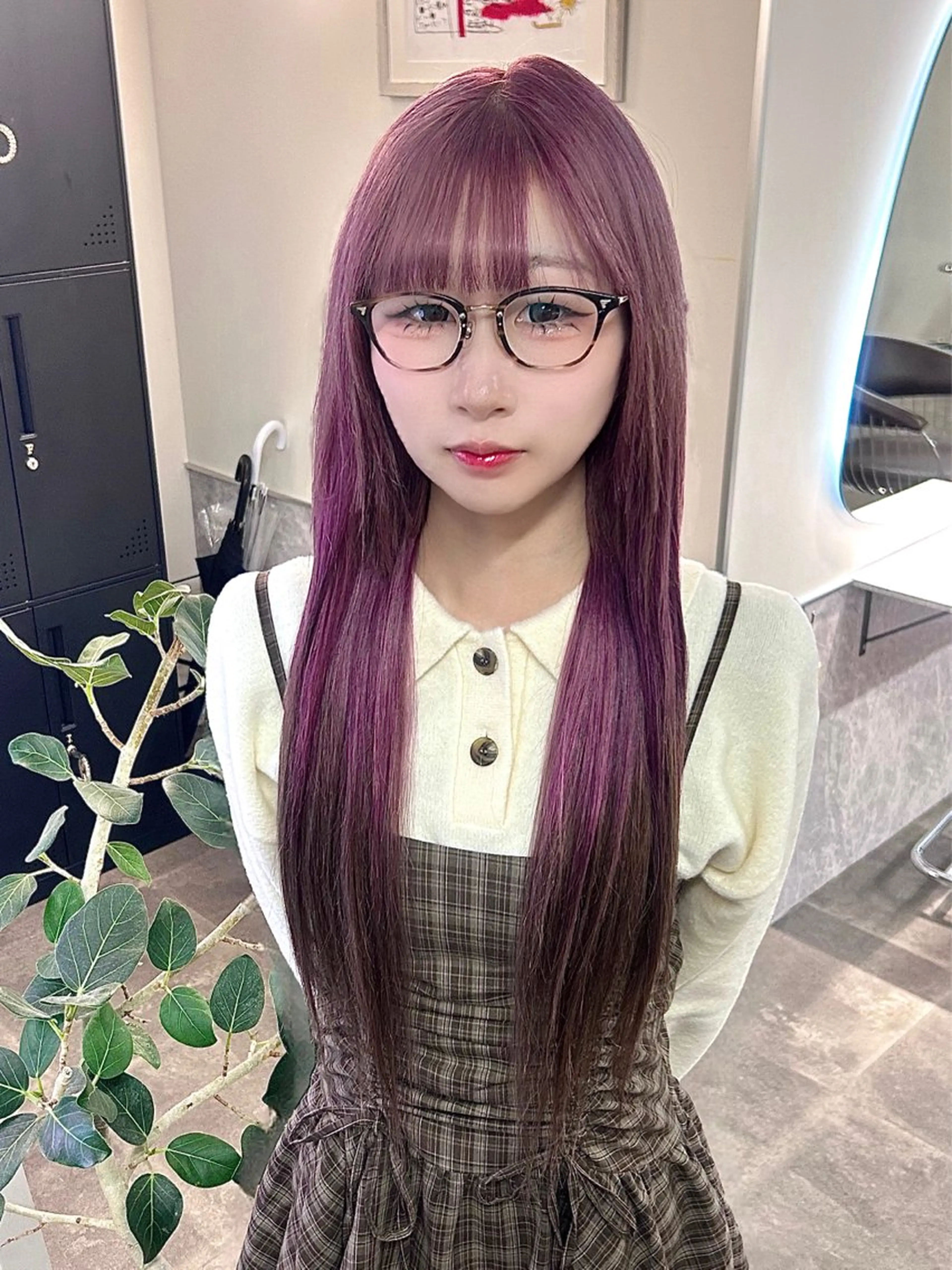 ロング カラー ブリーチ デザインカラー エクステ エクステ ブリーチ/エクステ/ 新宿/アリルのヘアスタイル